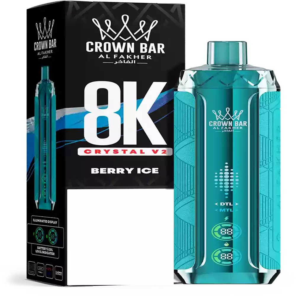 AL Fakher 8K Crystal V2 8000 Vape