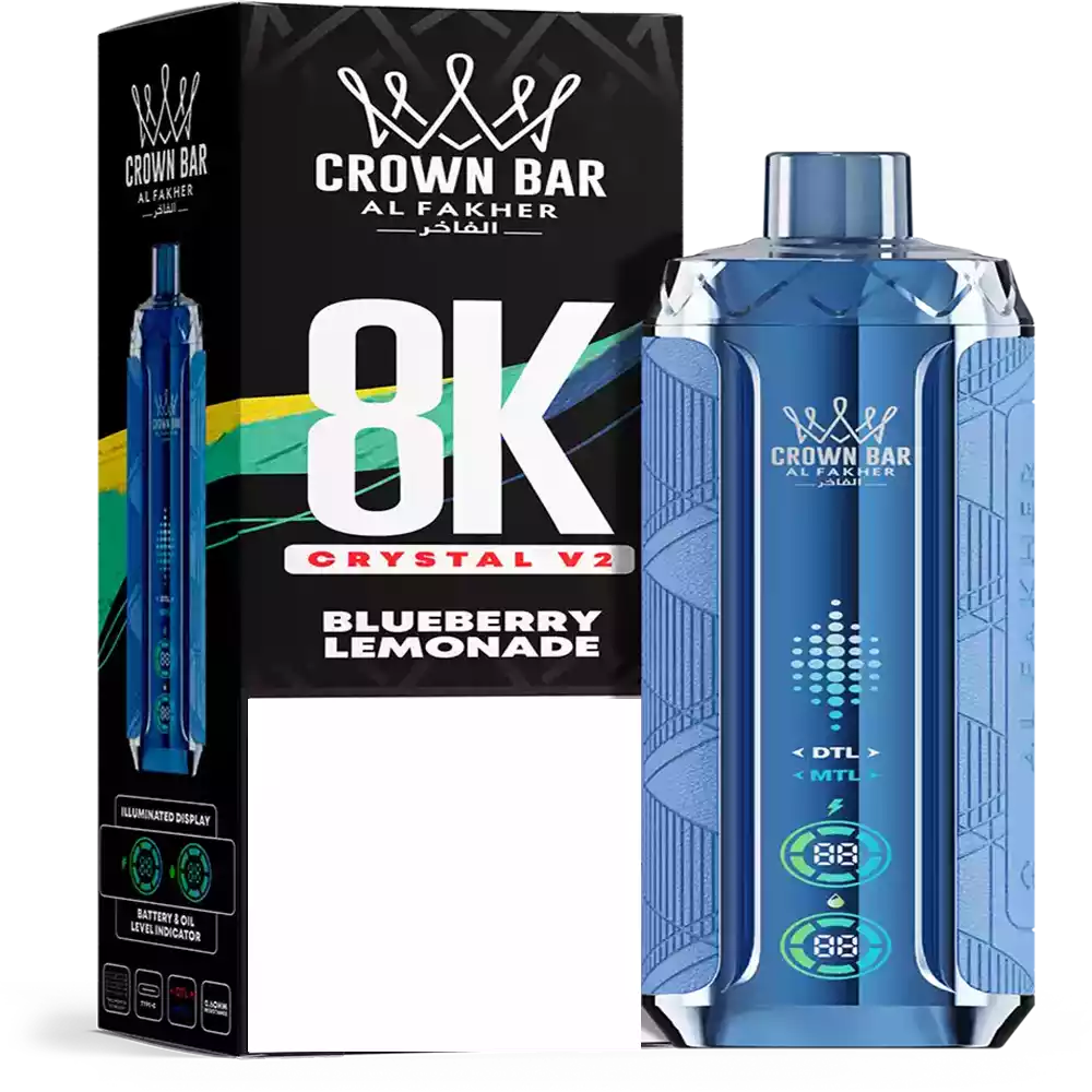 AL Fakher 8K Crystal V2 8000 Vape