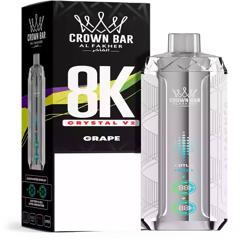 AL Fakher 8K Crystal V2 8000 Vape