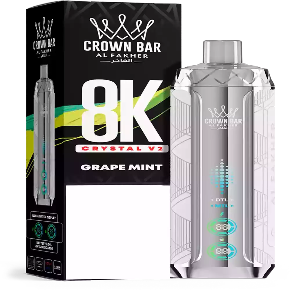 AL Fakher 8K Crystal V2 8000 Vape