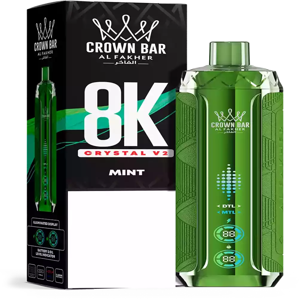 AL Fakher 8K Crystal V2 8000 Vape