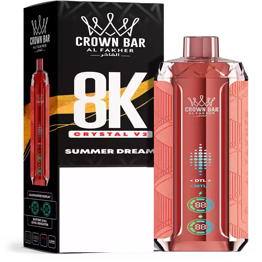 AL Fakher 8K Crystal V2 8000 Vape