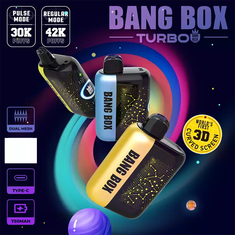 Bang Box 42K Vape Big Puff with 3D Curved Display and Type-C Charging Vape