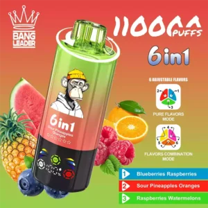 Bang Leader 110K Vape Blueberries Raspberries & Sour Pineapple Orange & Raspberry Watermelon