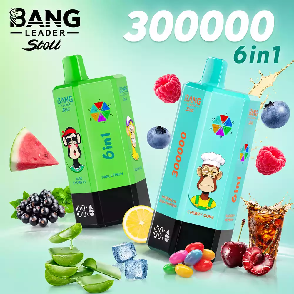 Bang Leader 300K Vape Big Puff Monkey 6 In 1 Device 1 Bang Leader 300K Vape (2)