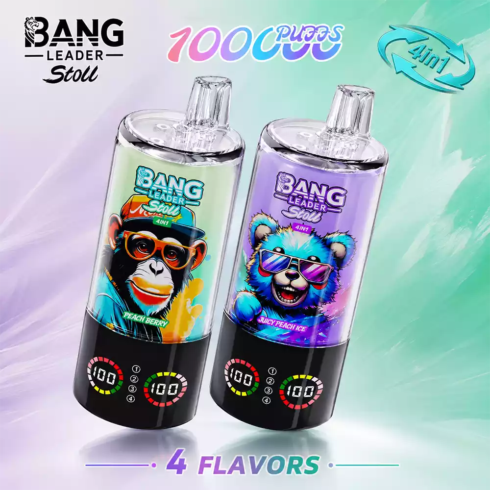 Bang Leader 100K Vape Big Puff 4 In 1 Multi Flavor Rechargeable Vape 1 Bang Leader Vape 100K Puff 4 in 1 Vape