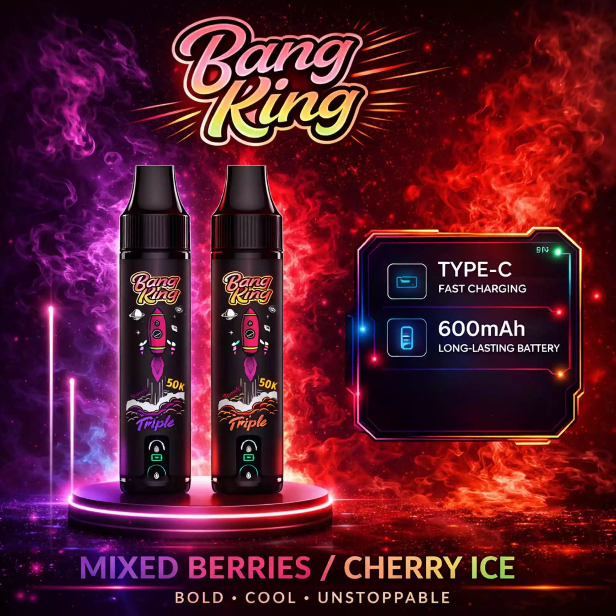 Bang King Vape Triple 50K Ice Vape