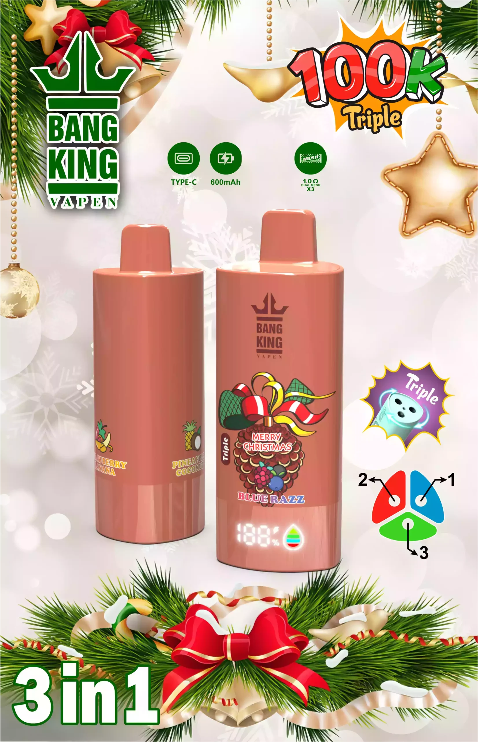 Bang King Vape 100K 3 in 1
