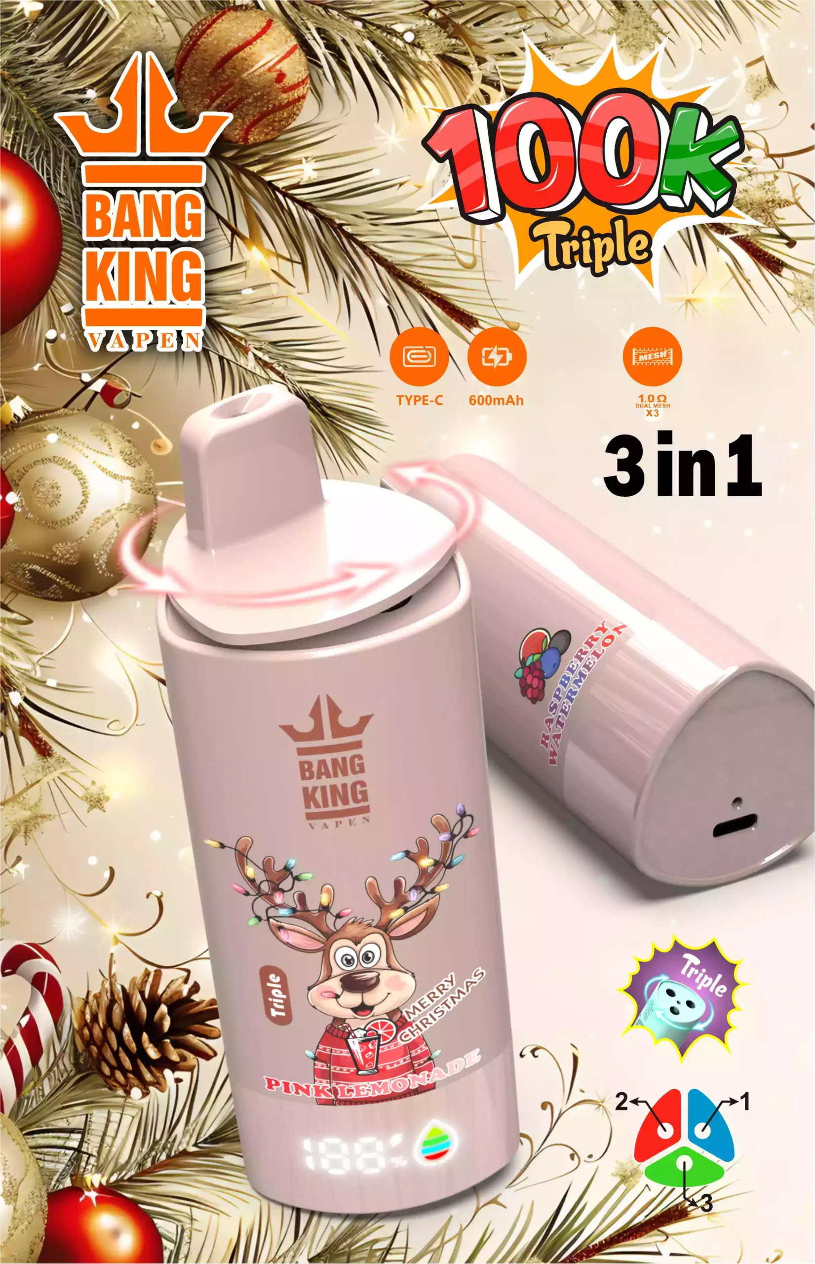 Bang King Vape 100K 3 in 1