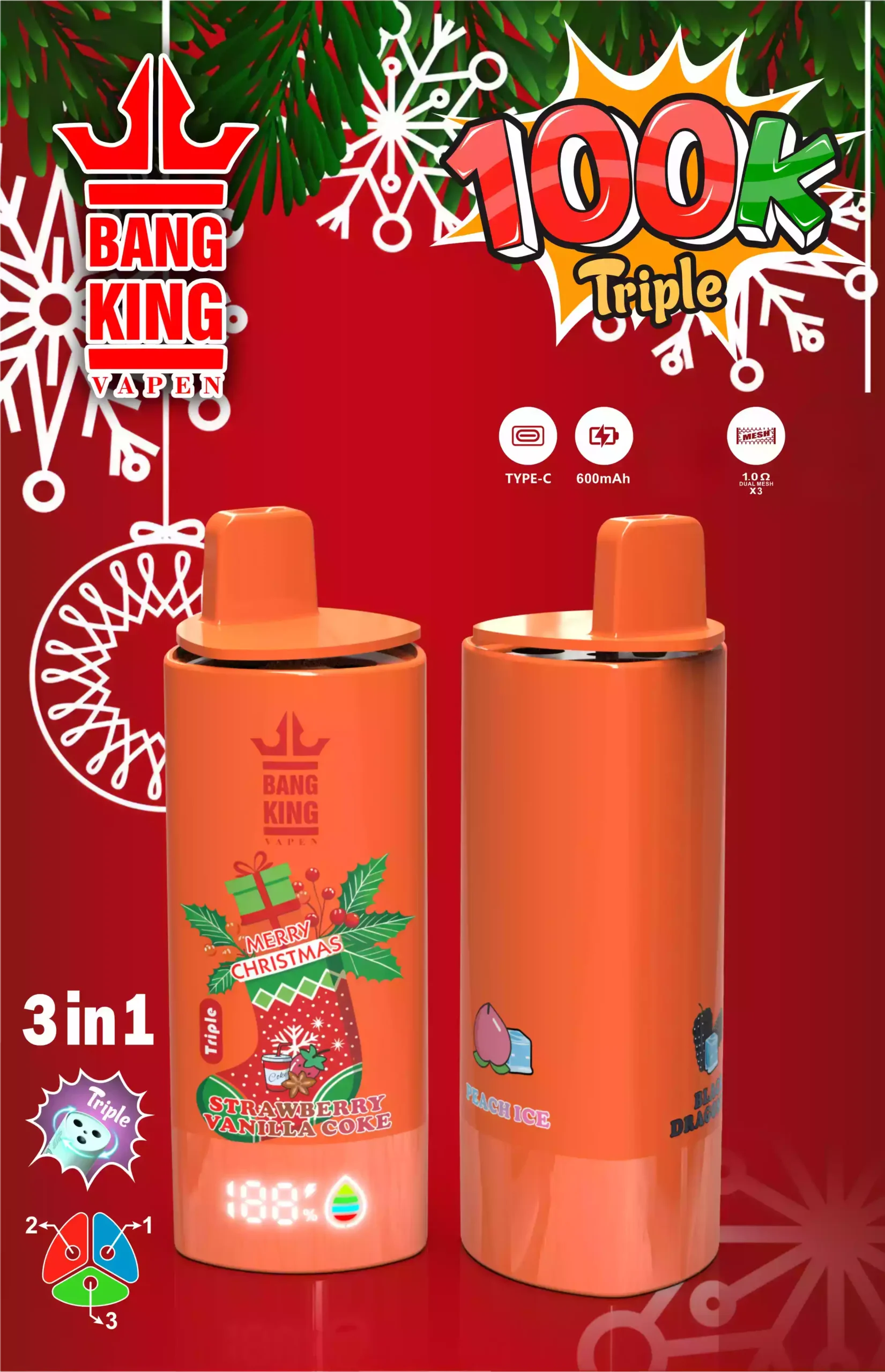 Bang King Vape 100K 3 in 1