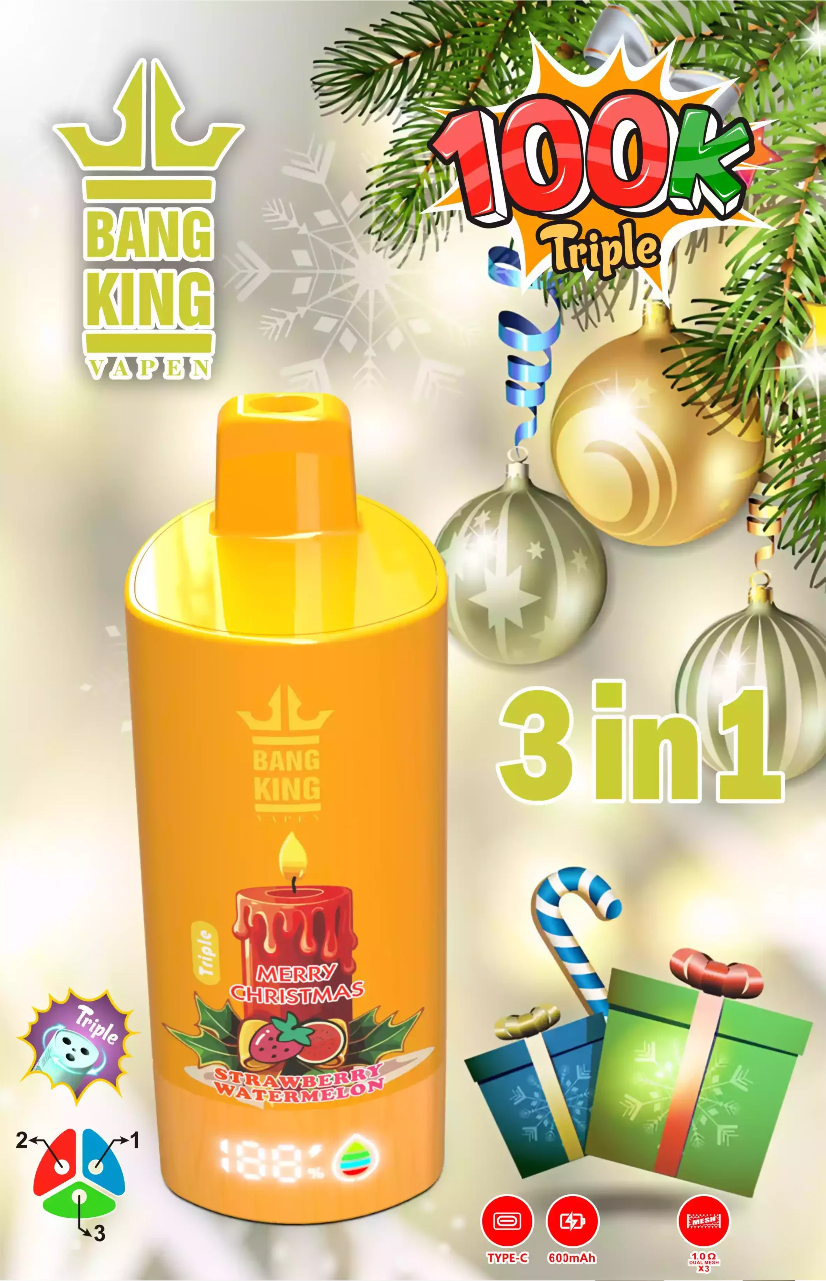 Bang King Vape 100K 3 in 1
