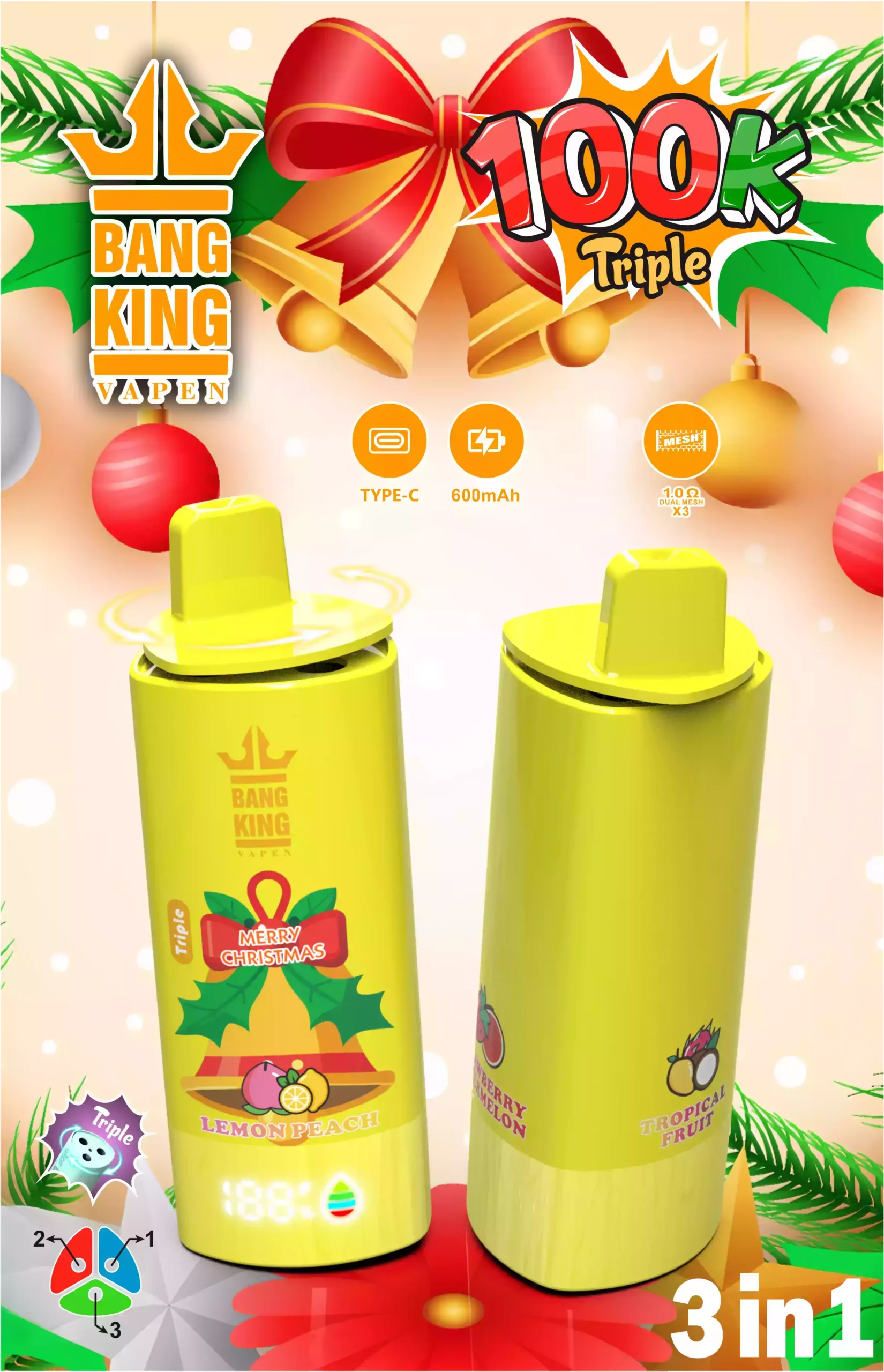 Bang King Vape 100K 3 in 1