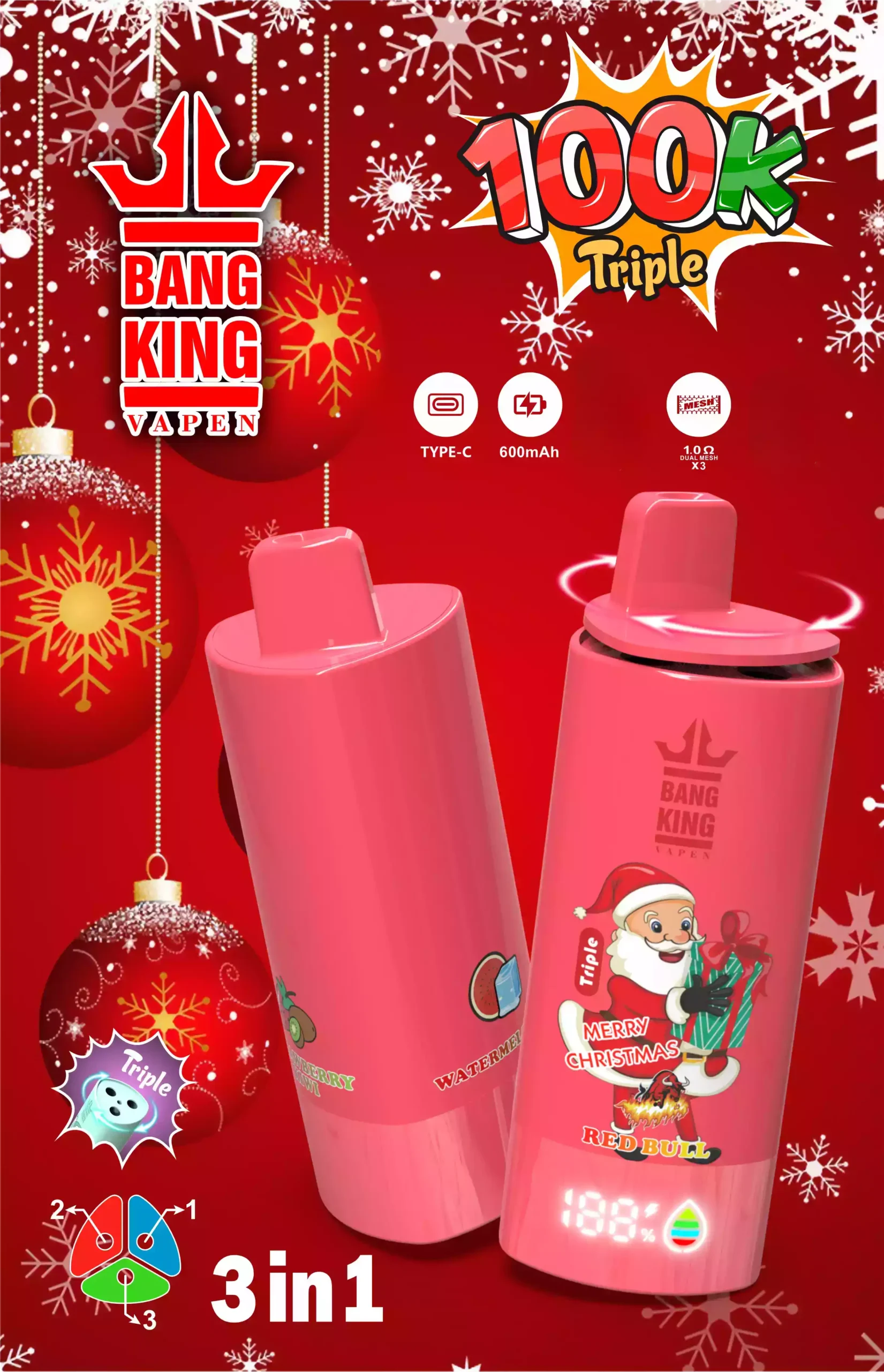 Bang King Vape 100K 3 in 1