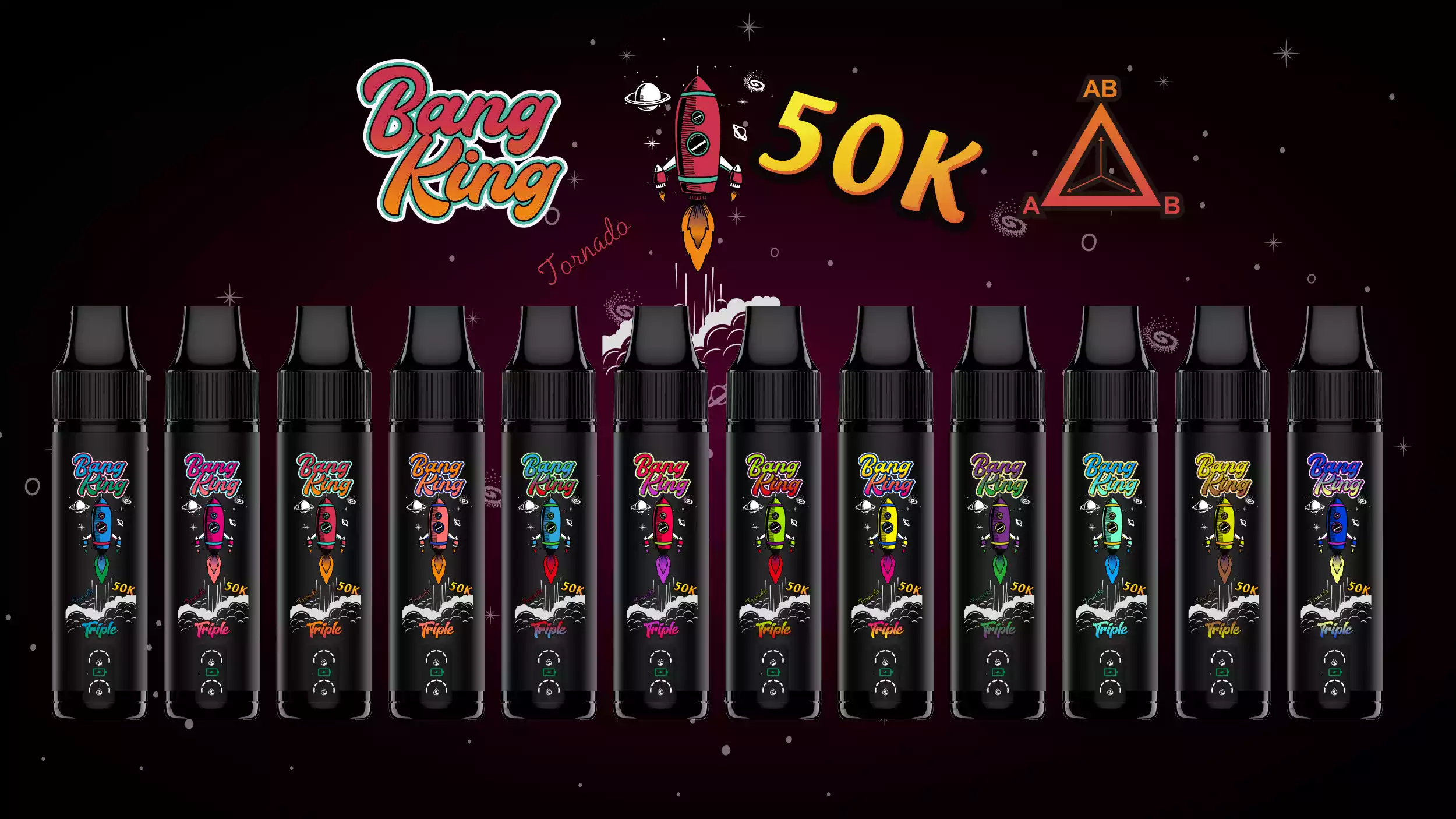 Bang King Vape Triple 50K Ice Vape | Type-C Rechargeable