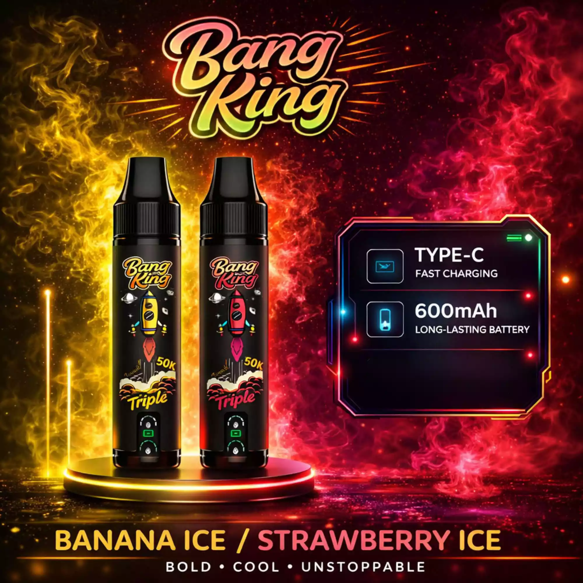 Bang King Vape Triple 50K Ice Vape