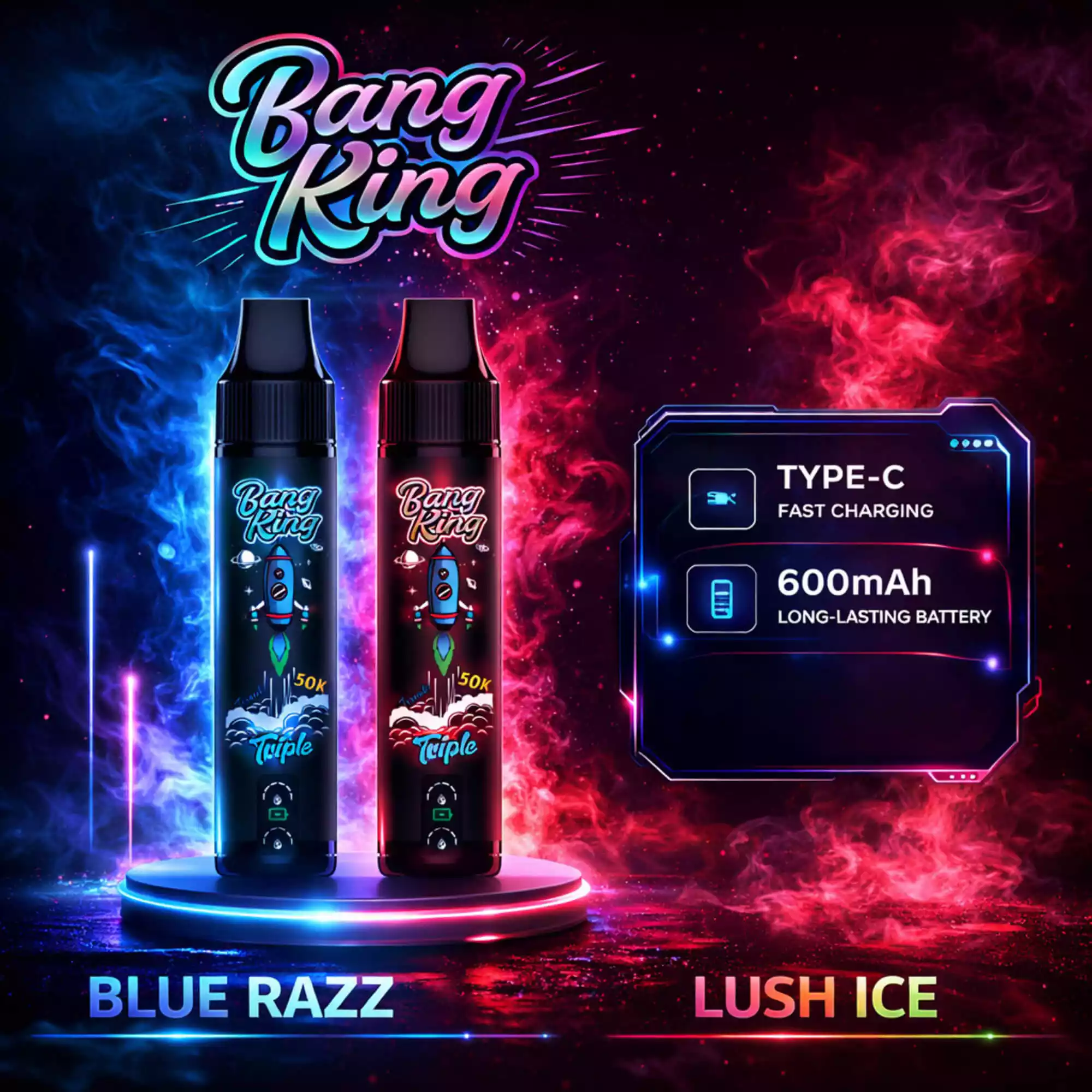 Bang King Vape Triple 50K Ice Vape