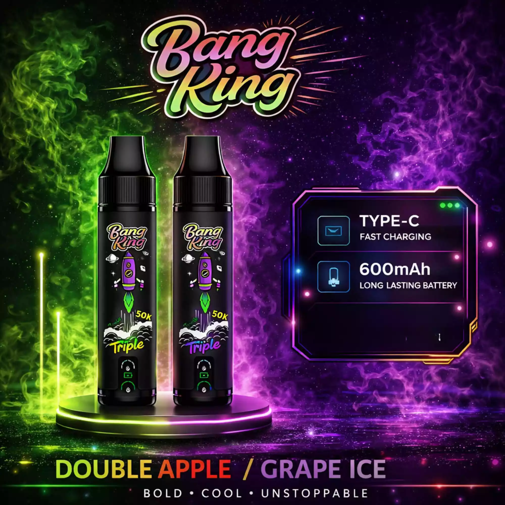 Bang King Vape Triple 50K Ice Vape