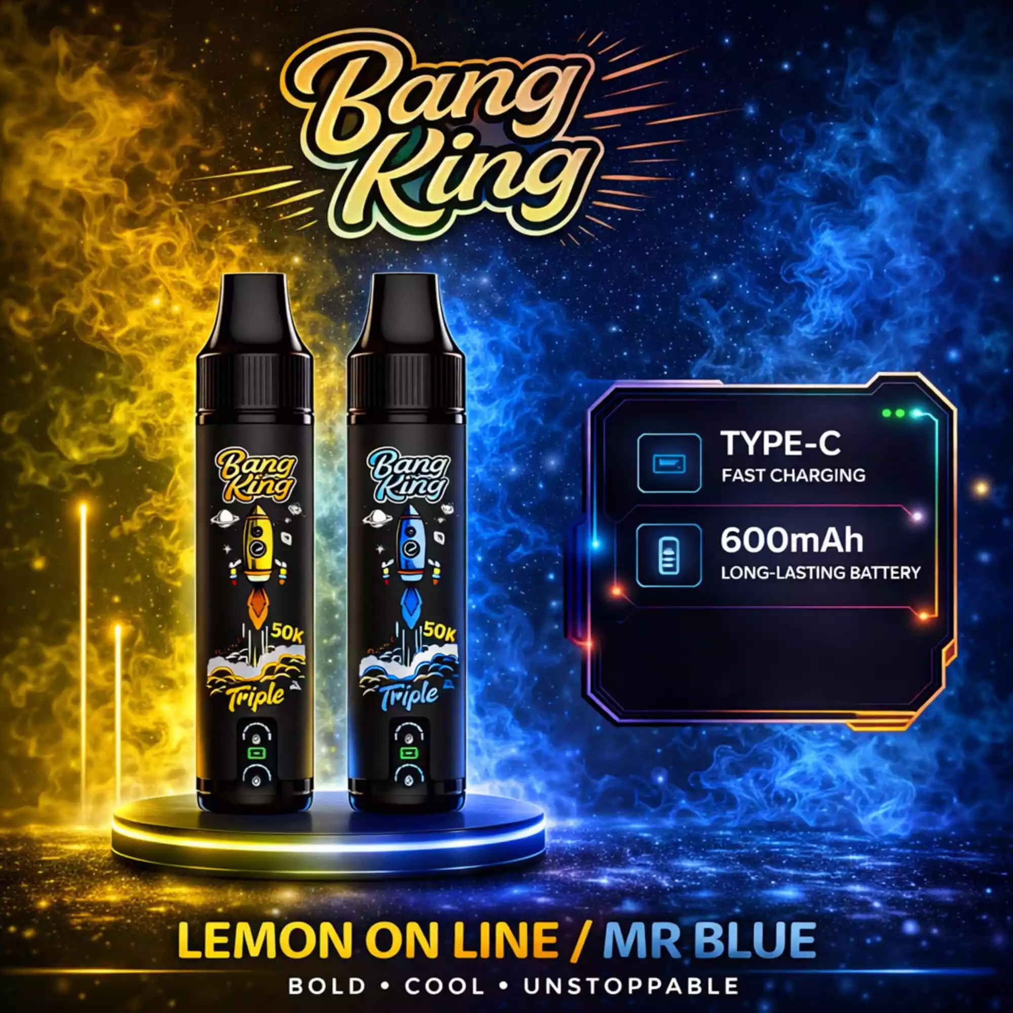 Bang King Vape Triple 50K Ice Vape