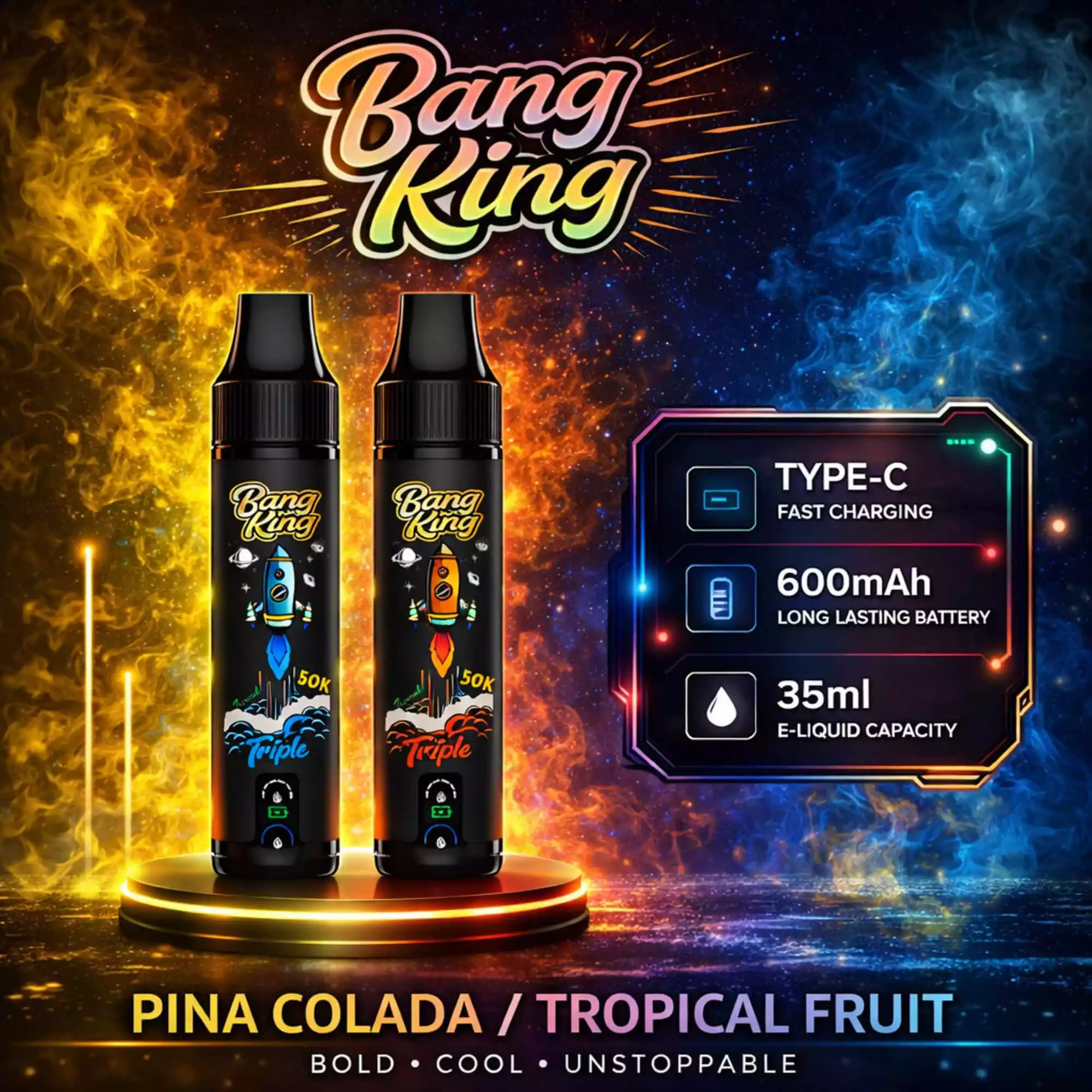Bang King Vape Triple 50K Ice Vape