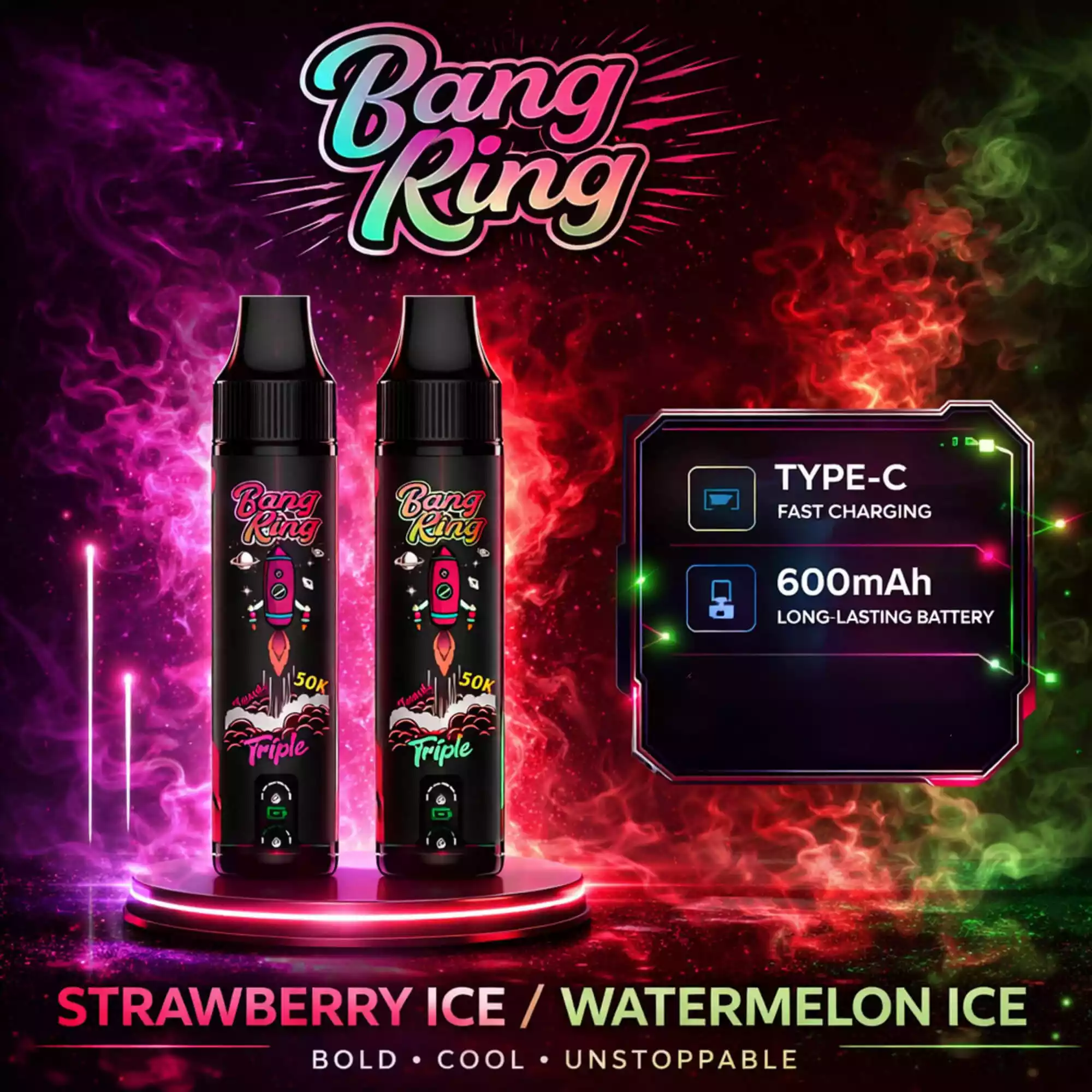 Bang King Vape Triple 50K Ice Vape