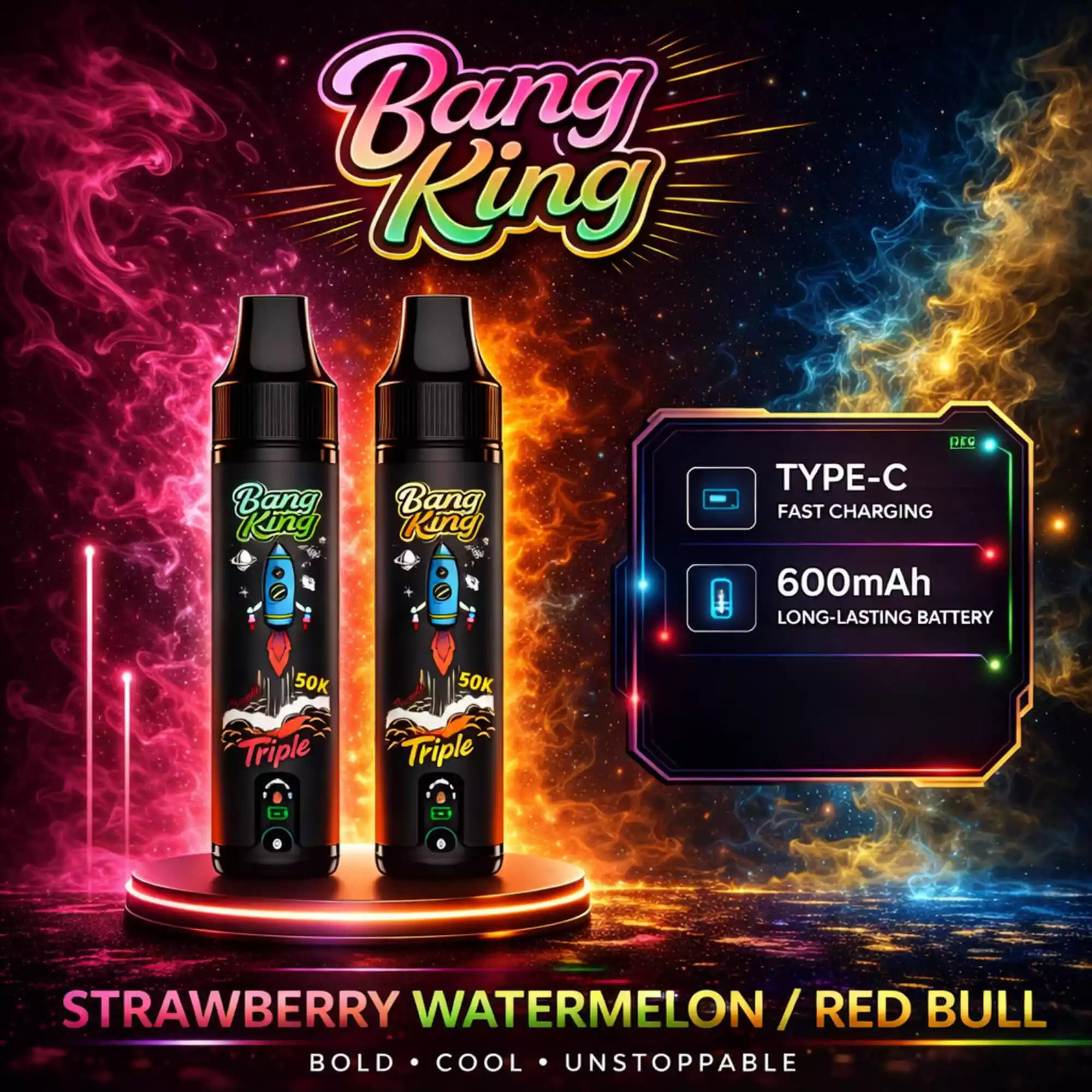 Bang King Vape Triple 50K Ice Vape