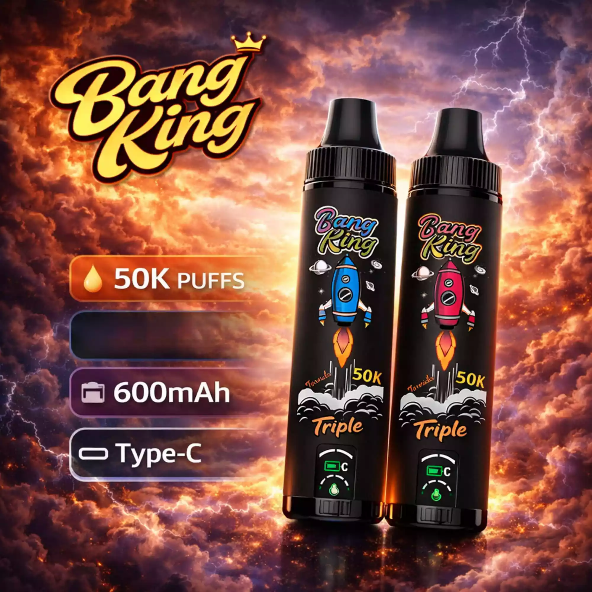 Bang King Vape Triple 50K Ice Vape