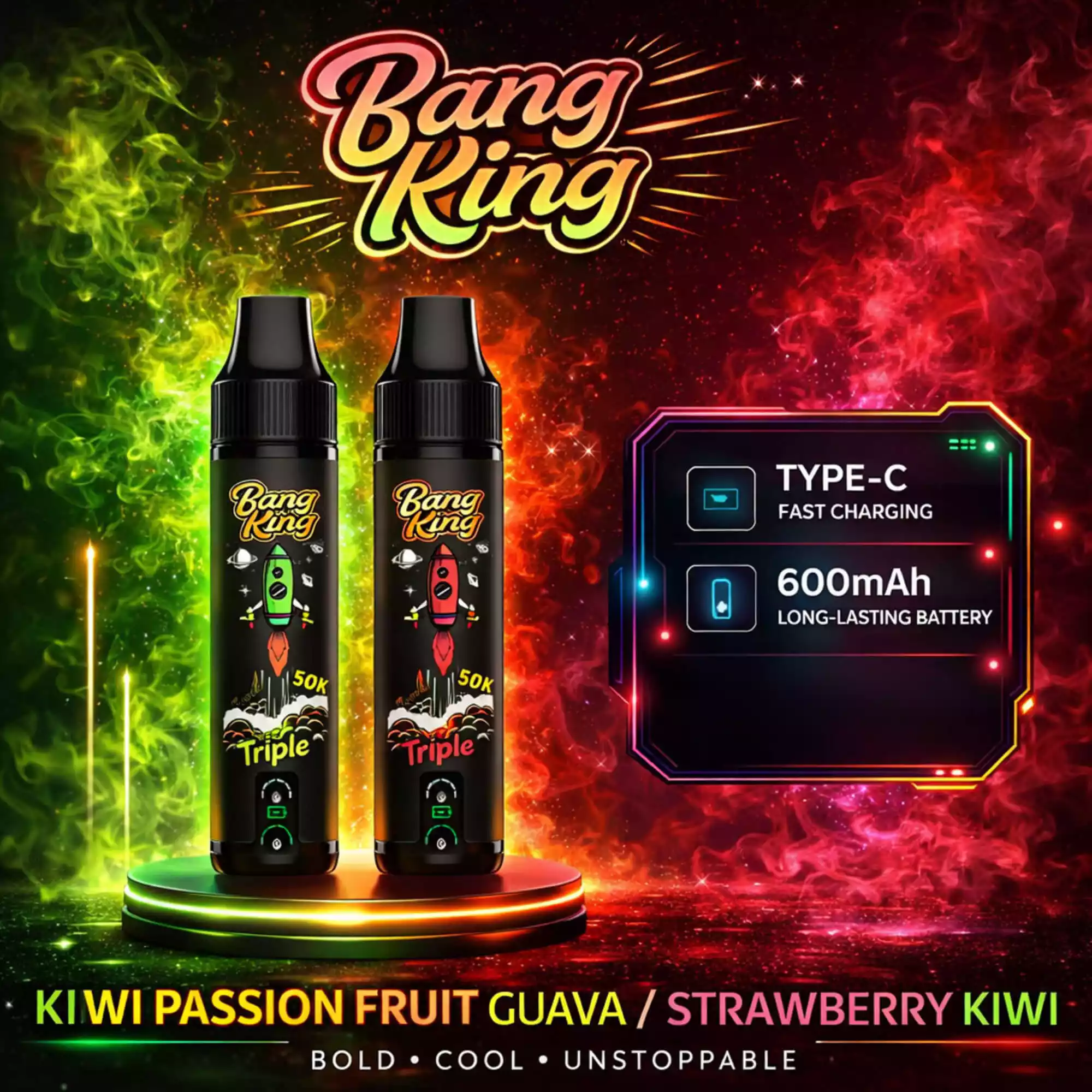 Bang King Vape Triple 50K Ice Vape
