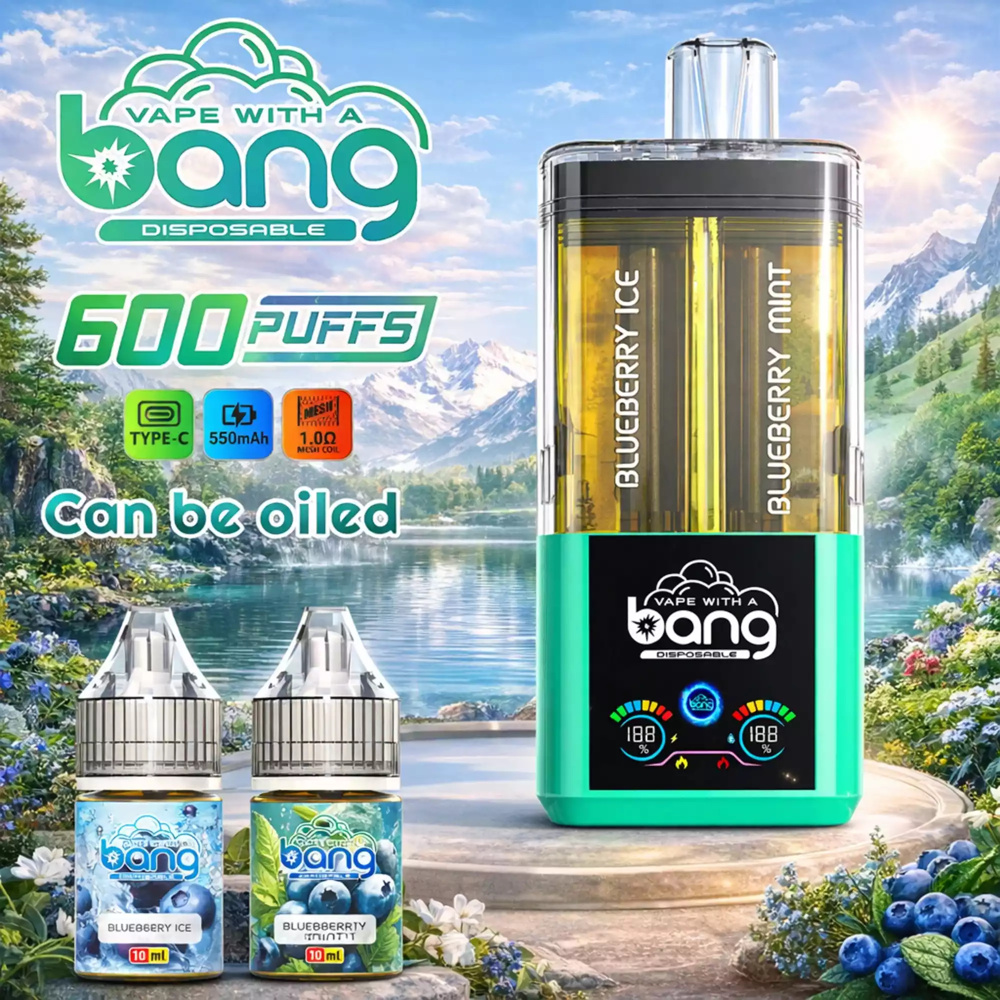 Bang Vape Refillable 60K Vape