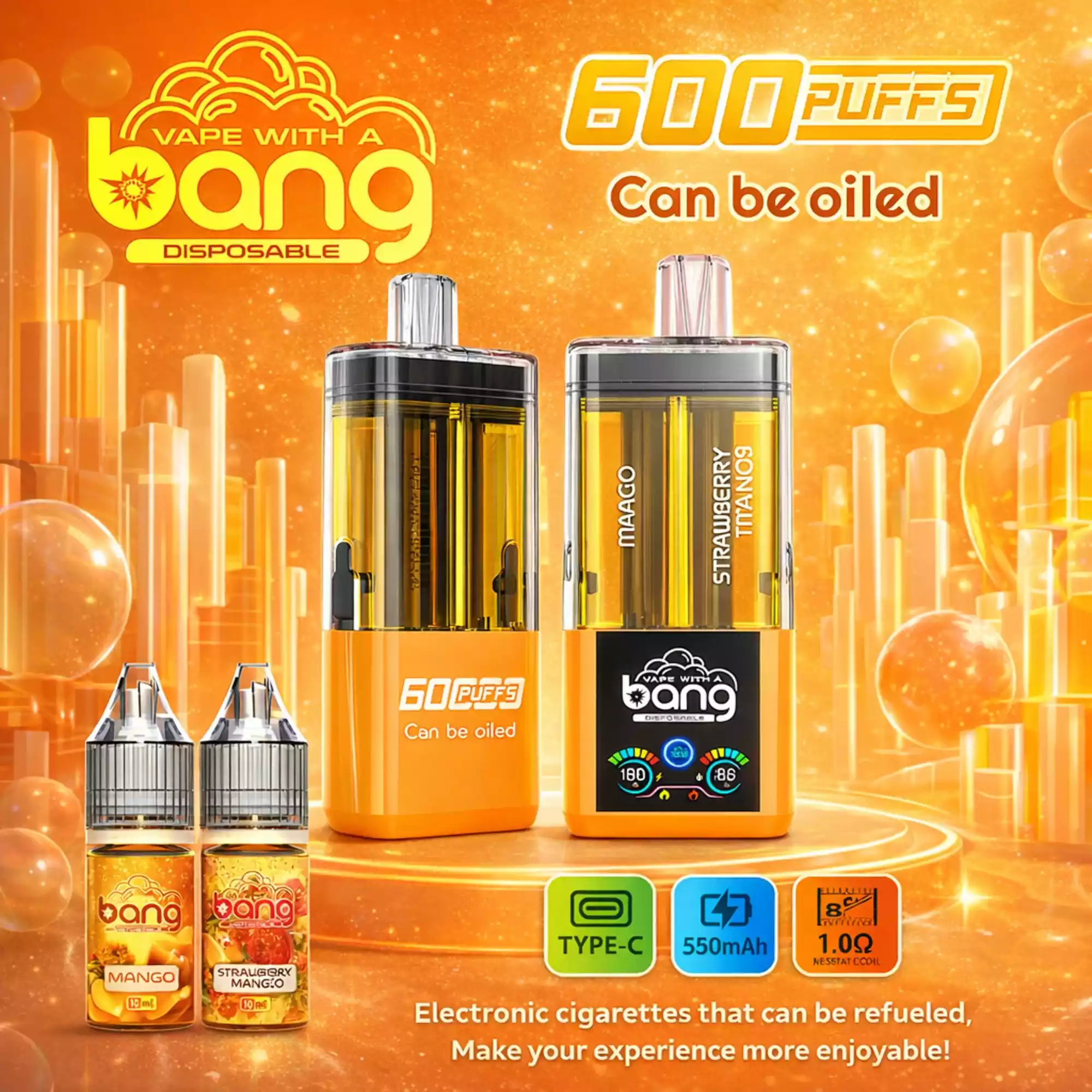 Bang Vape Refillable 60K Vape