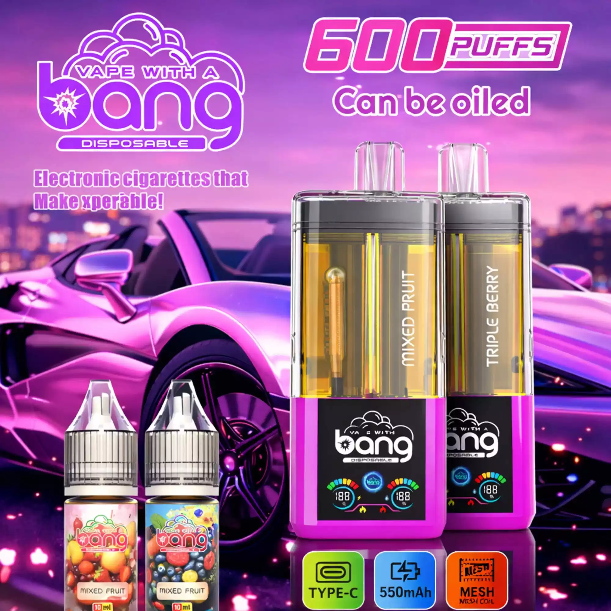 Bang Vape Refillable 60K Vape
