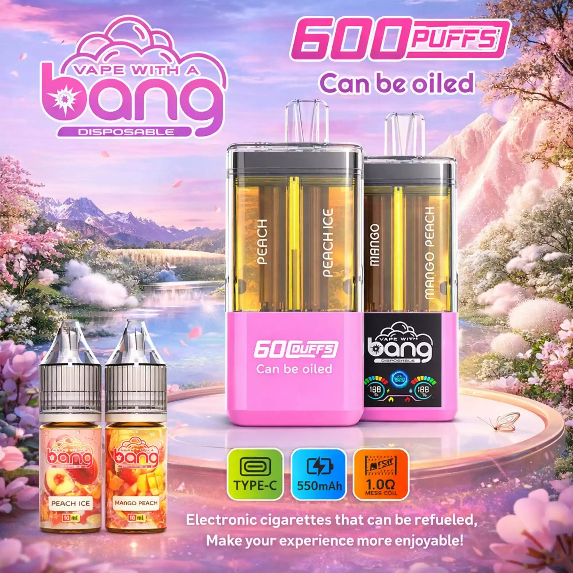 Bang Vape Refillable 60K Vape
