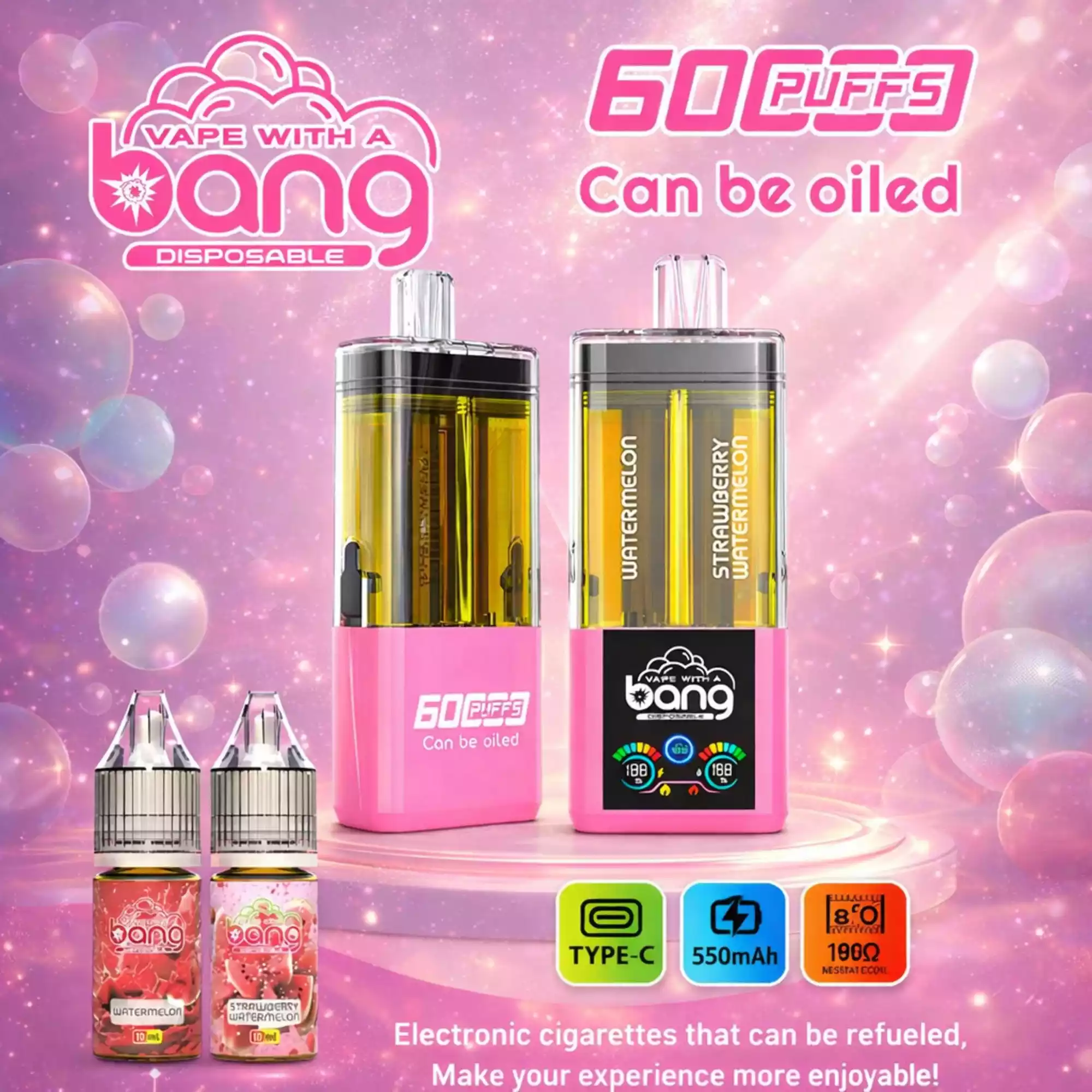 Bang Vape Refillable 60K Vape