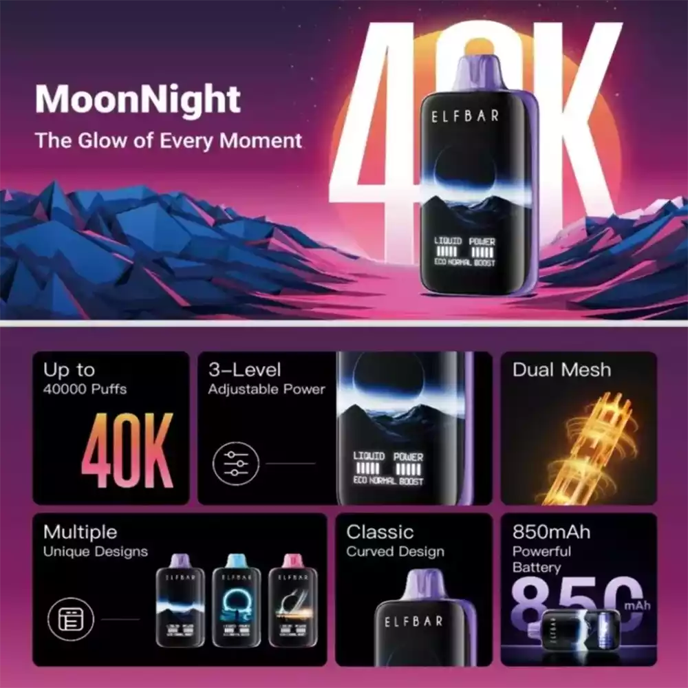 ELF BAR Moon Night 40k Vape