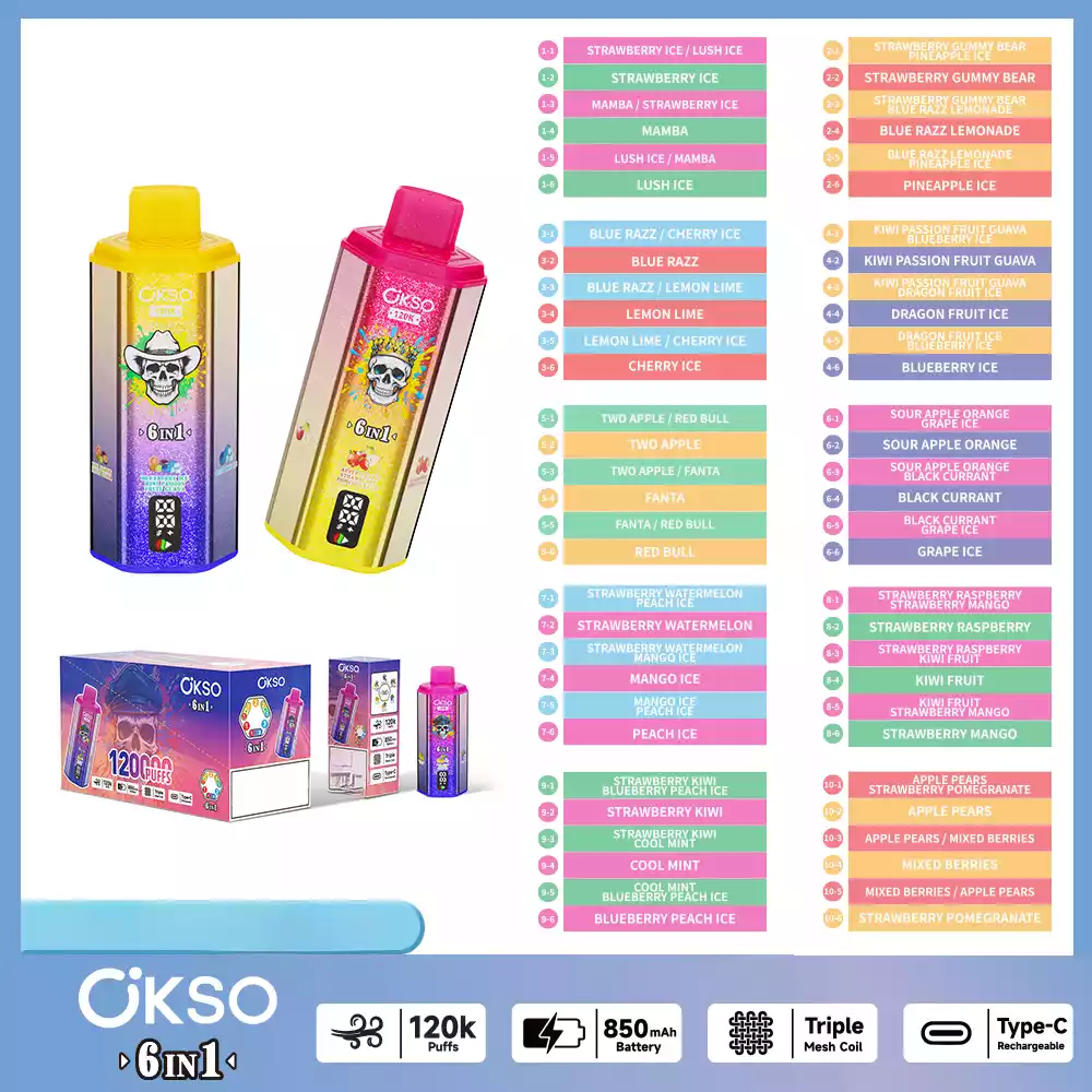 Elf Box Vape Okso 6 in 1 120K