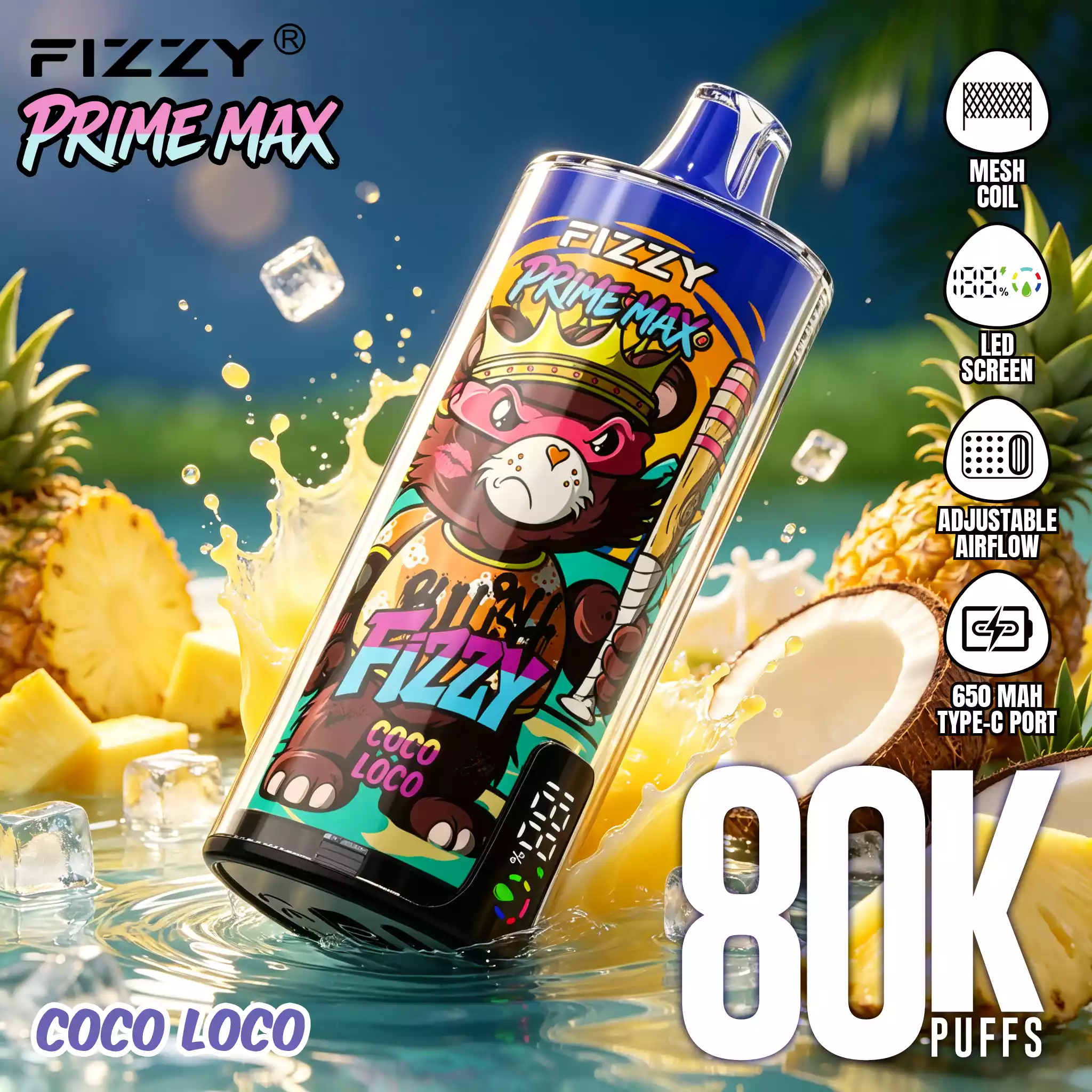 Fizzy Vape Prime Max 80K