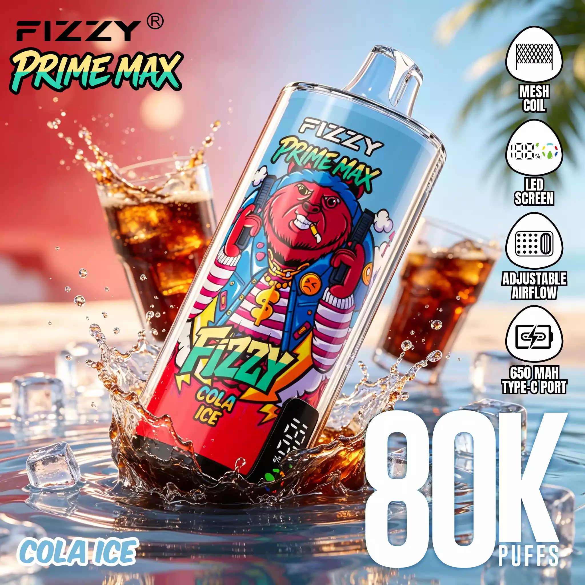 Fizzy Vape Prime Max 80K