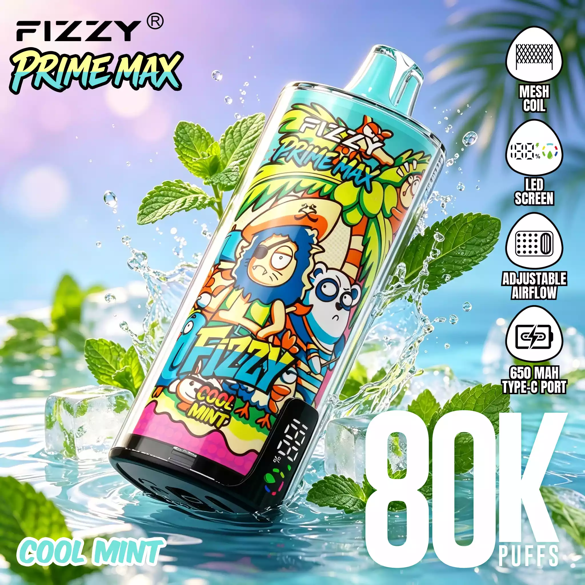 Fizzy Vape Prime Max 80K