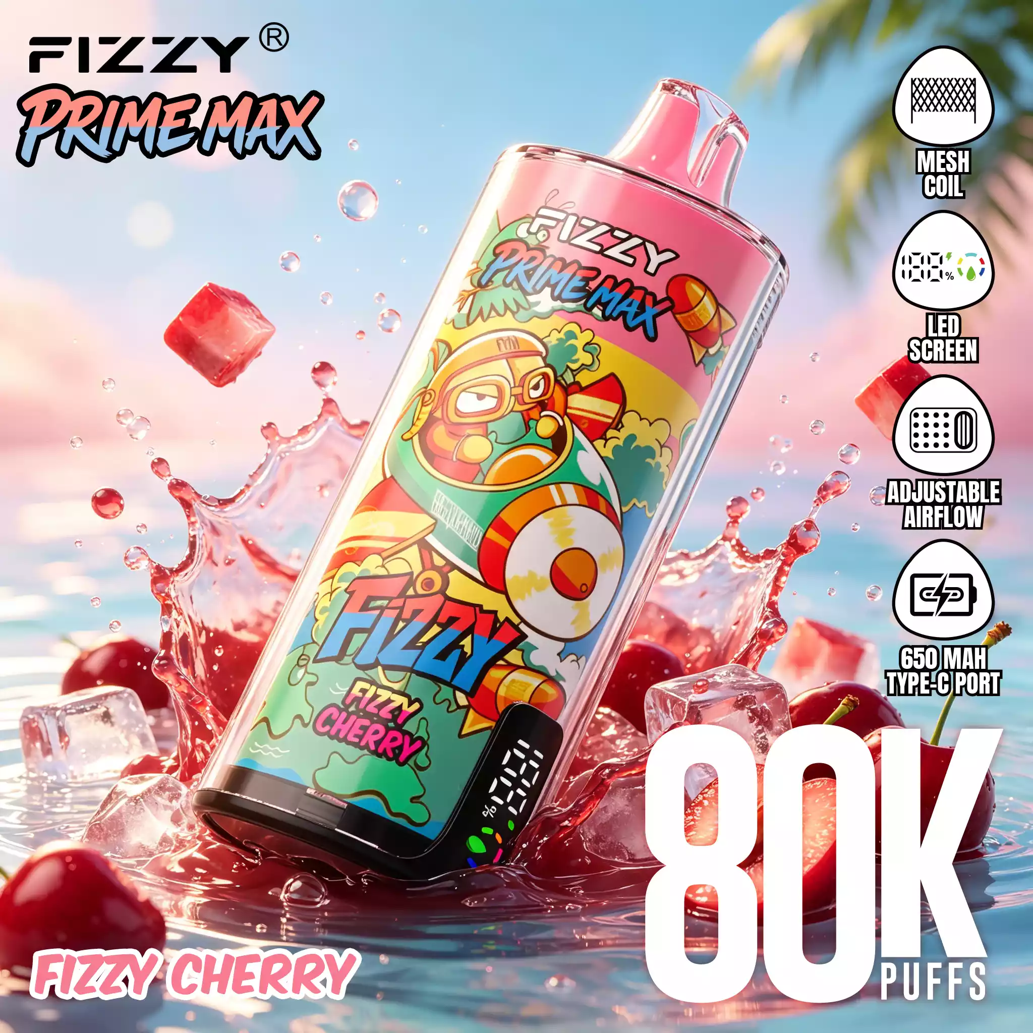 Fizzy Vape Prime Max 80K