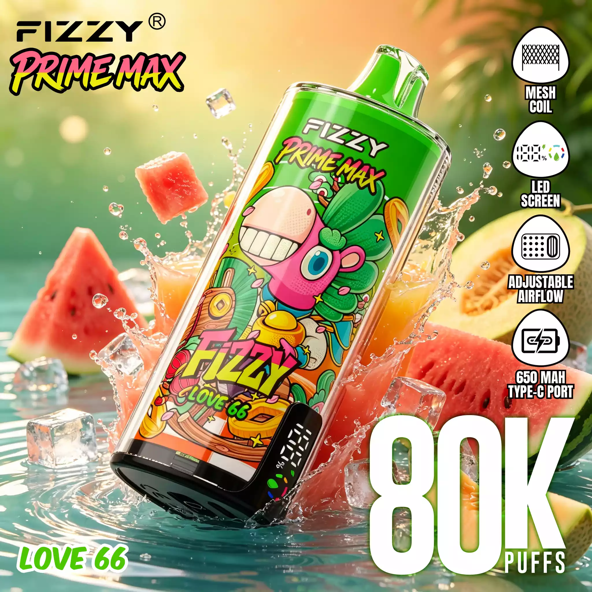 Fizzy Vape Prime Max 80K