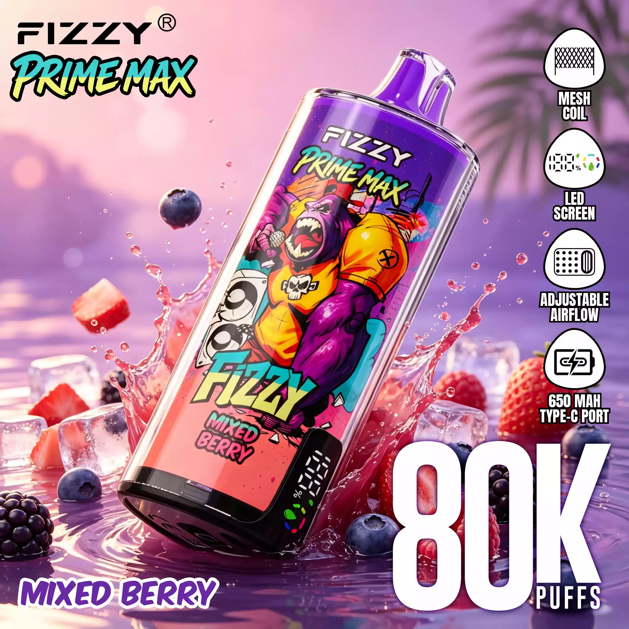 Fizzy Vape Prime Max 80K