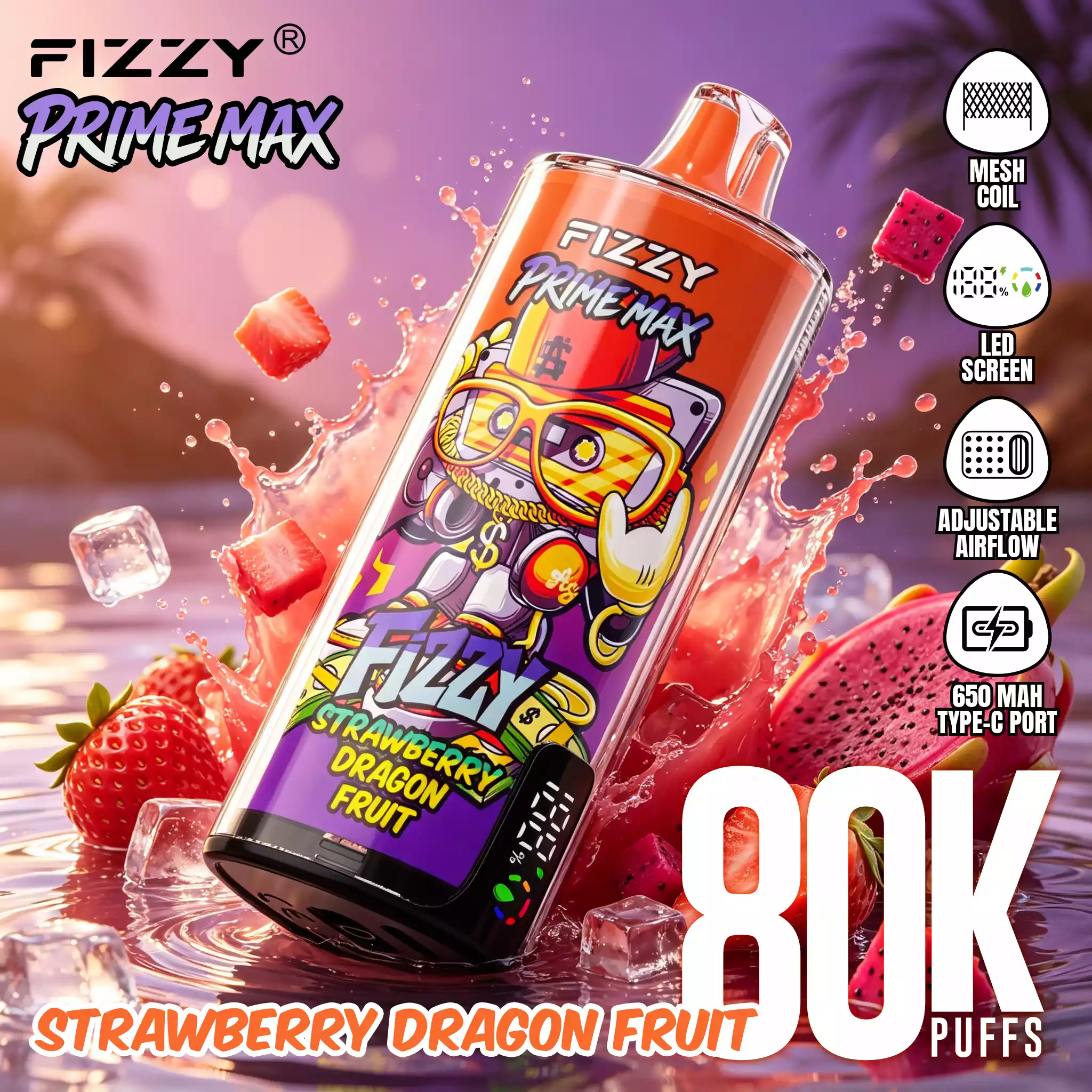 Fizzy Vape Prime Max 80K