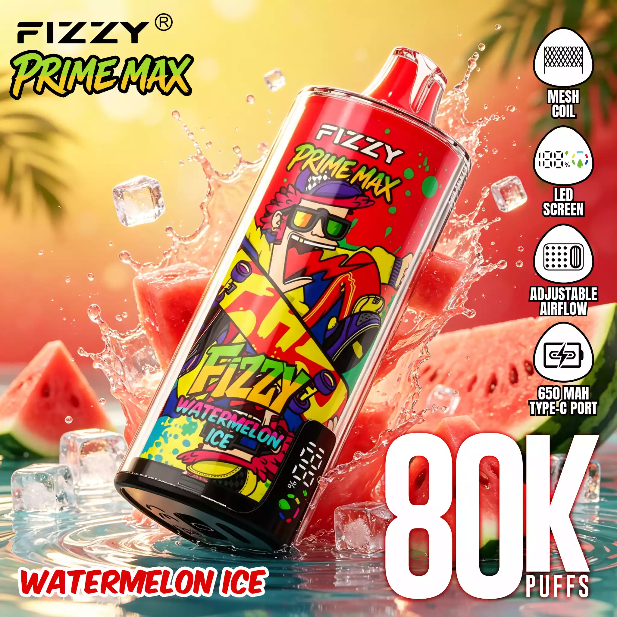 Fizzy Vape Prime Max 80K