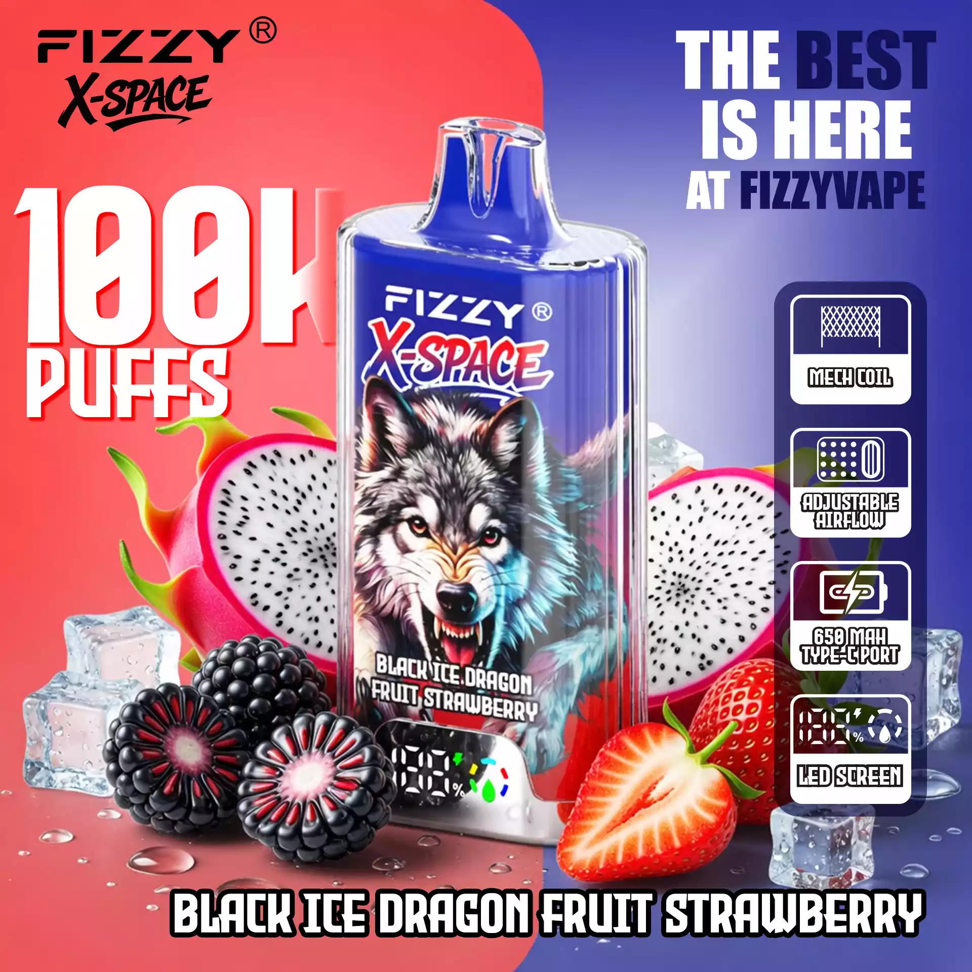 Fizzy Vape X Space 100K
