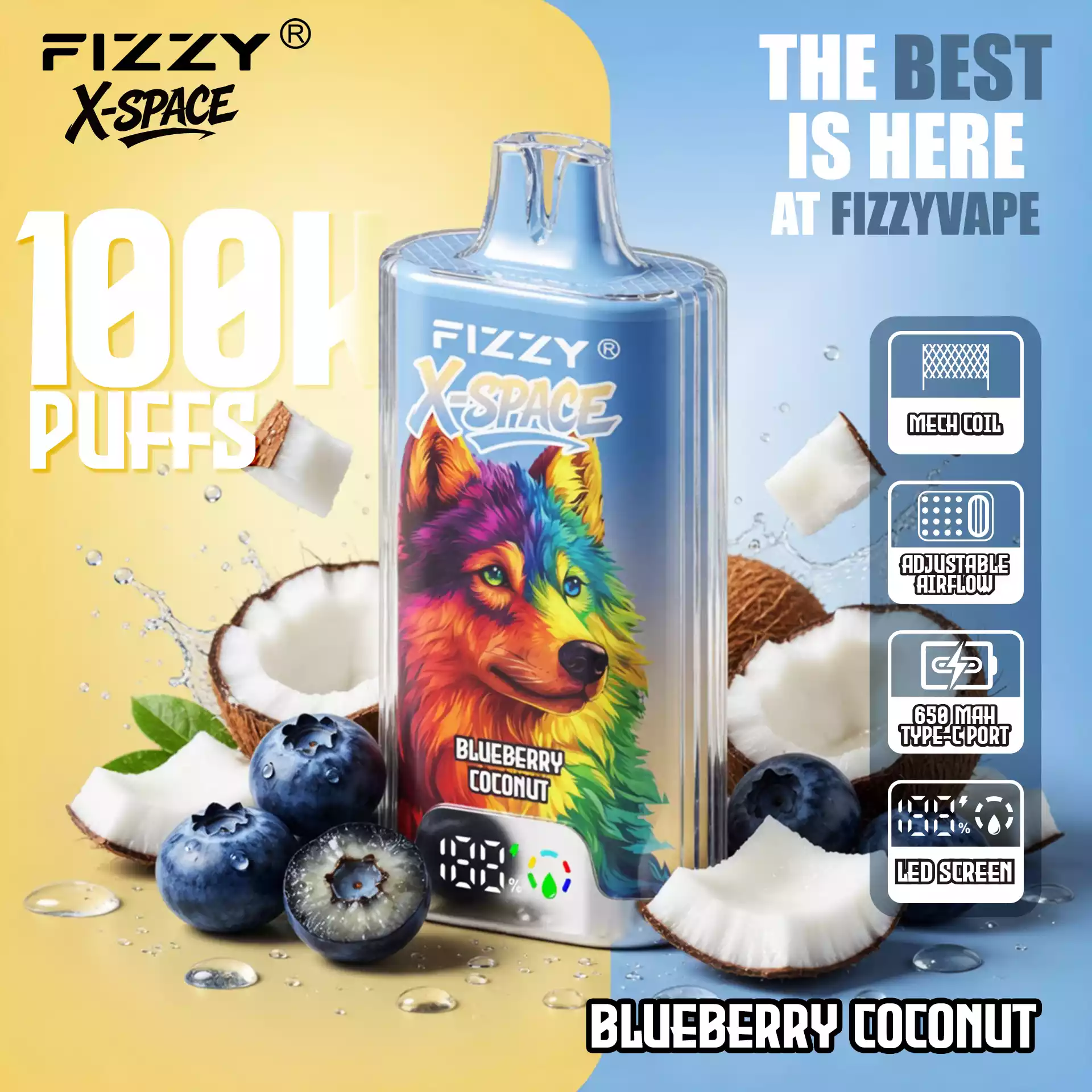 Fizzy Vape X Space 100K