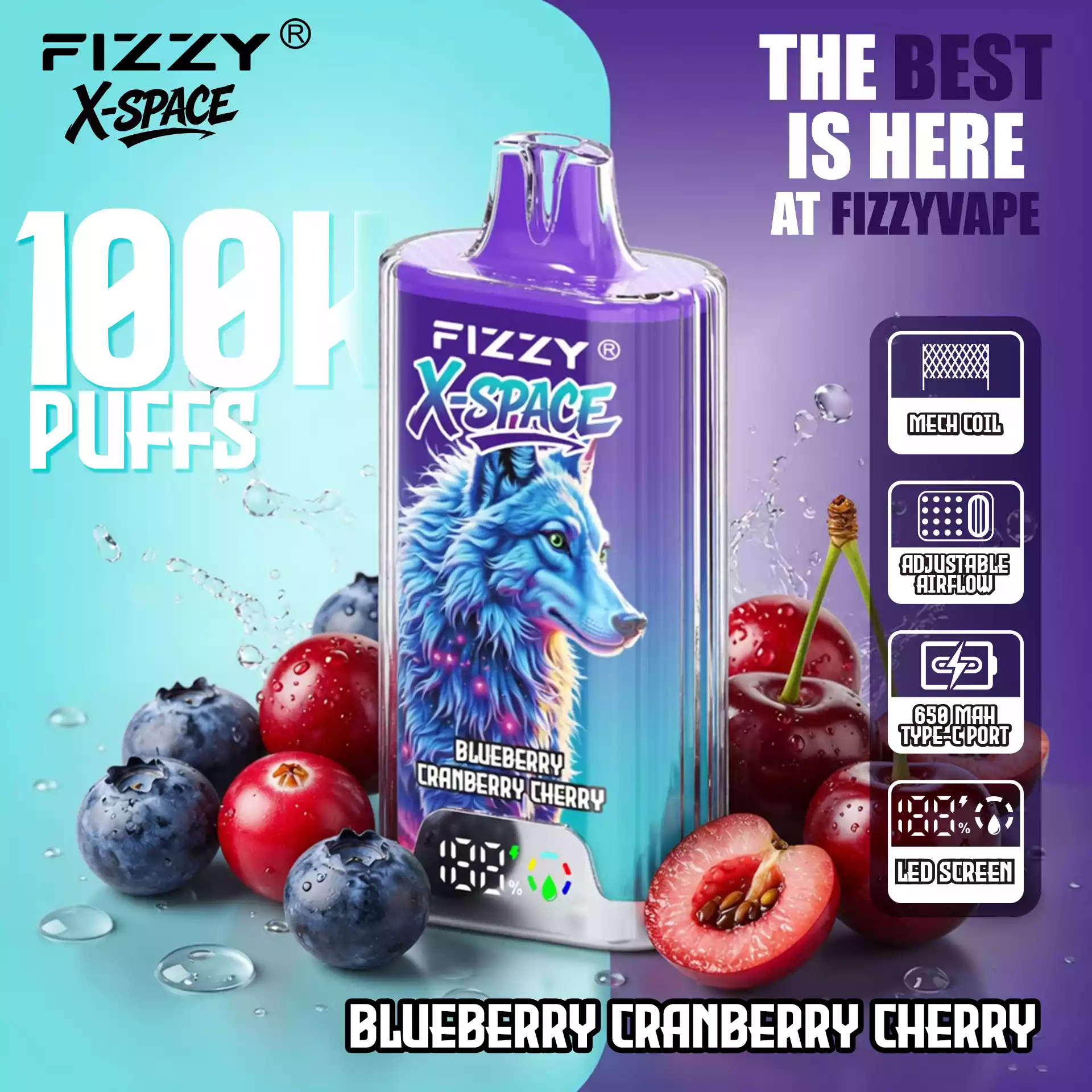 Fizzy Vape X Space 100K
