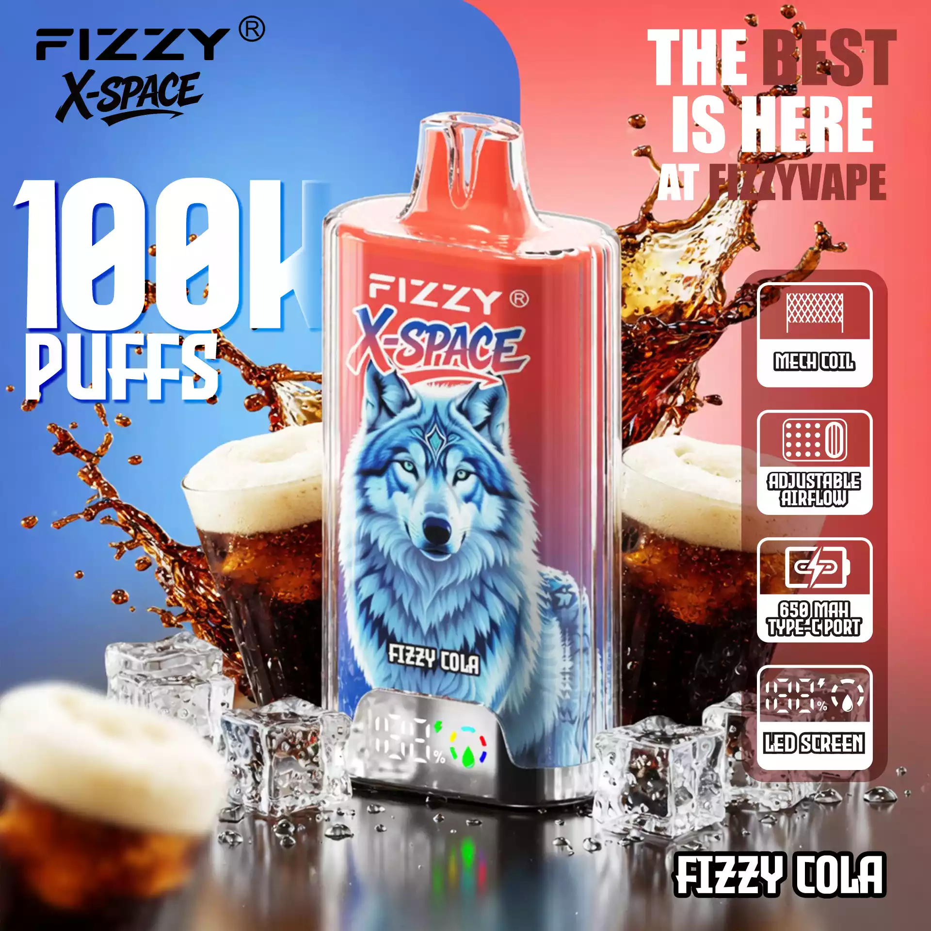 Fizzy Vape X Space 100K