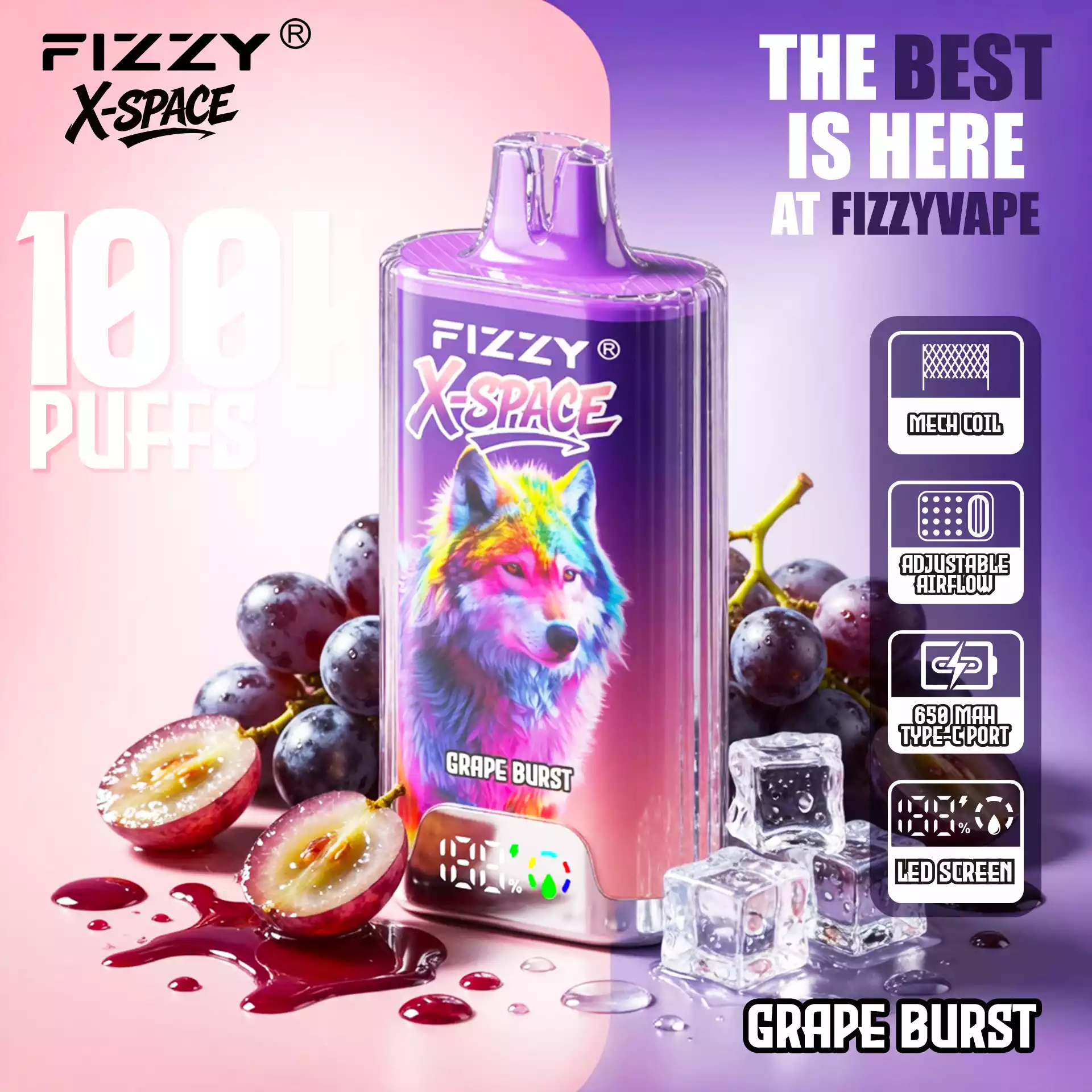 Fizzy Vape X Space 100K