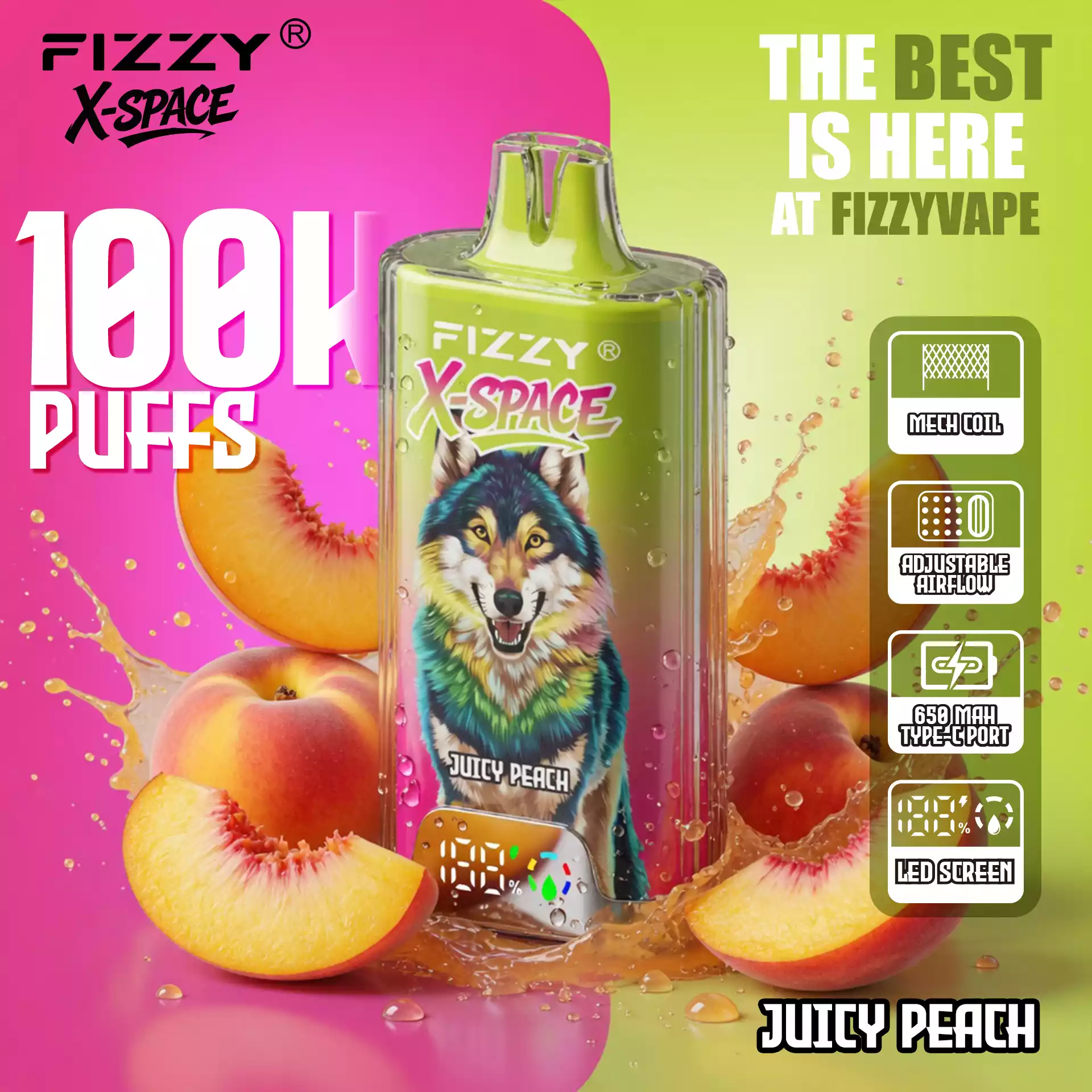 Fizzy Vape X Space 100K