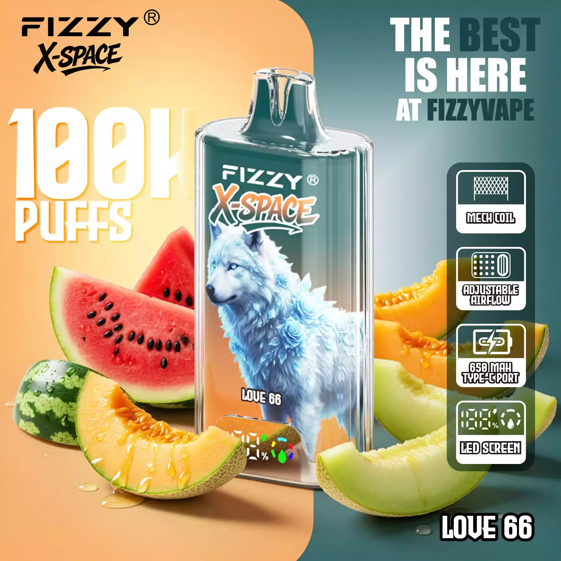 Fizzy Vape X Space 100K