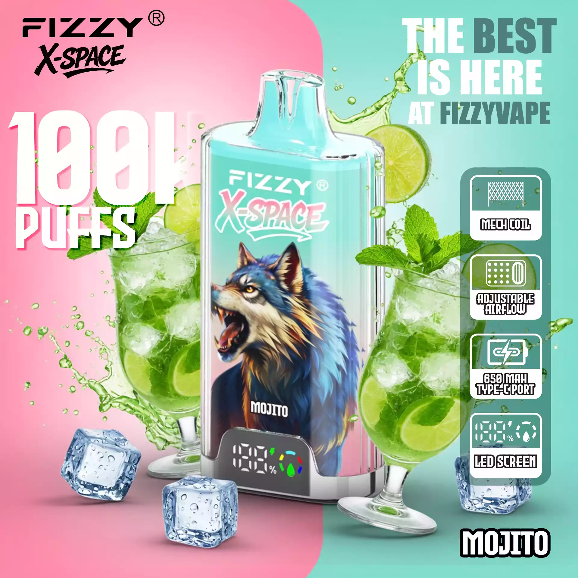 Fizzy Vape X Space 100K